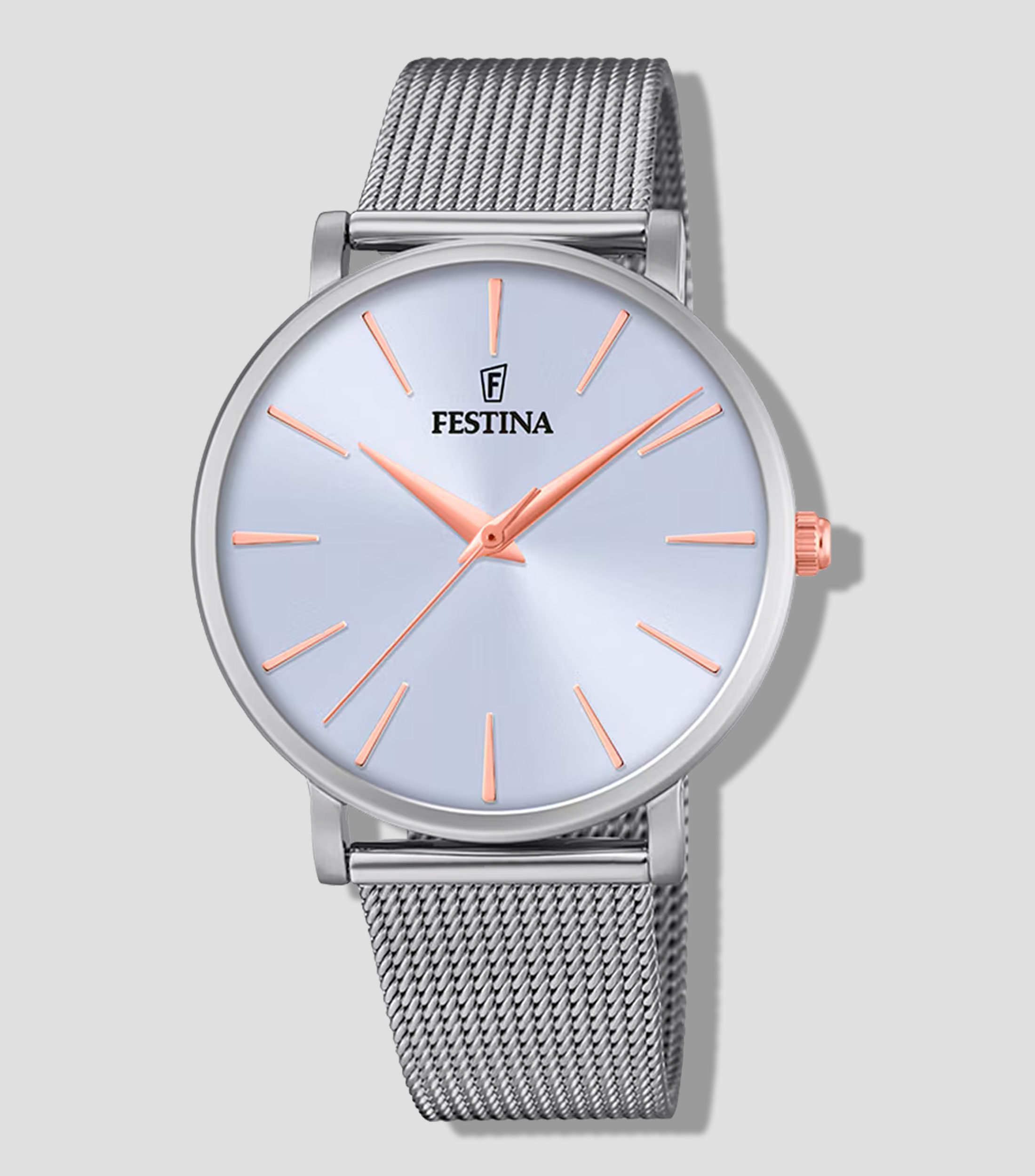 Reloj para mujer Boyfriend de Vestir, Plateado