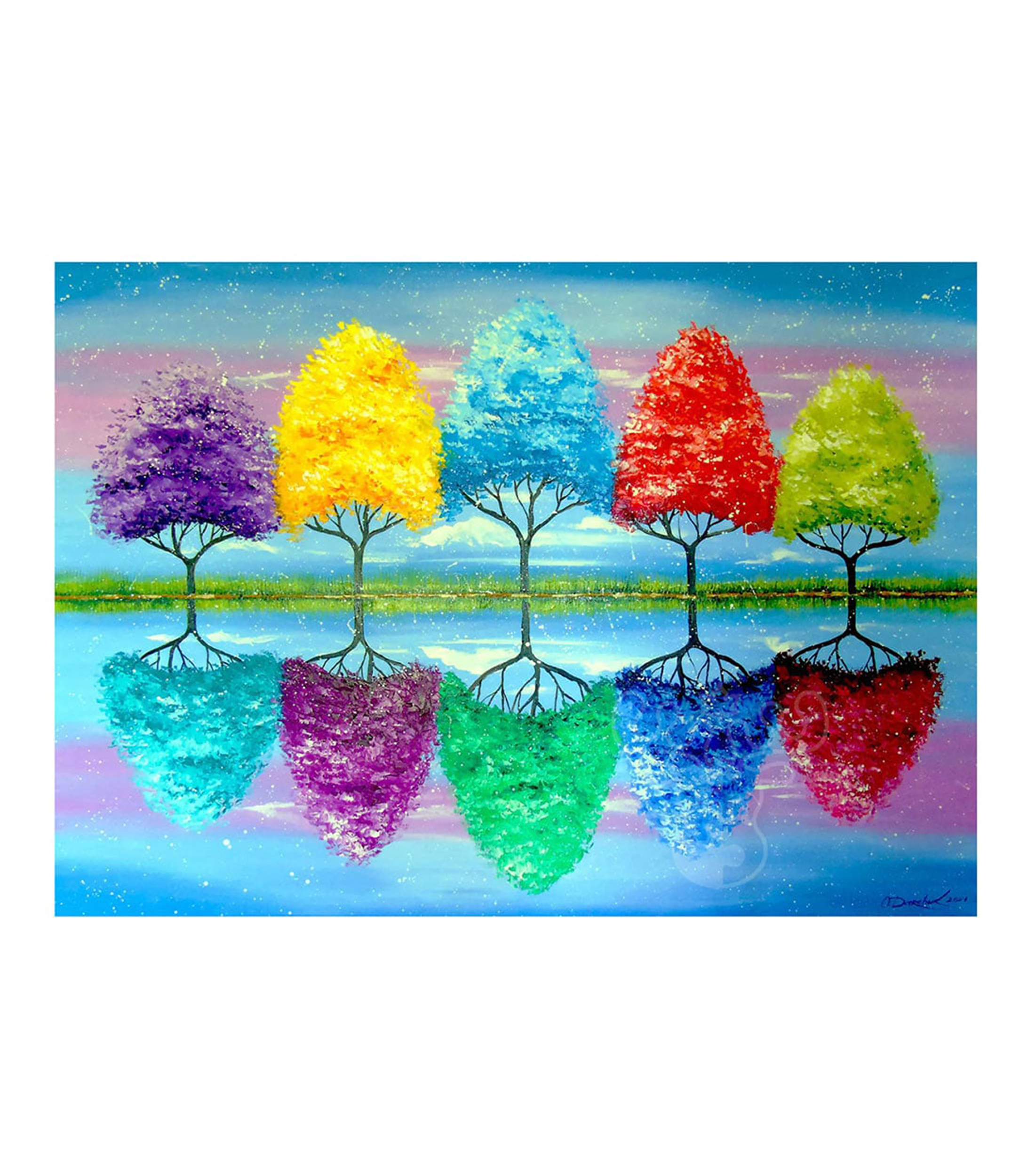Rompecabezas Olha Darchuk - Cada Arbol Tiene su Colorido