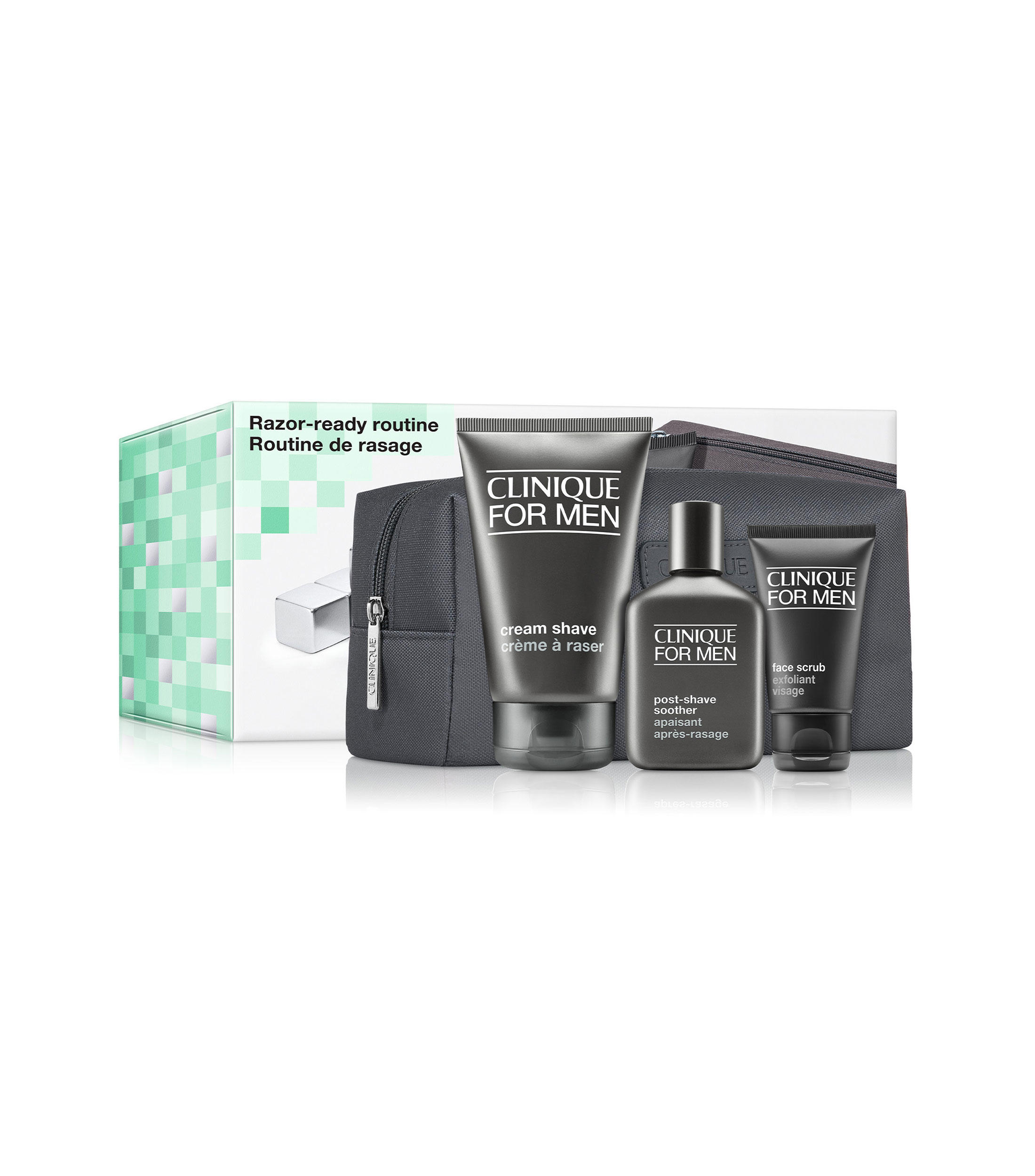 Clinique: Set Razor Ready Routine Hombre | El Palacio de Hierro