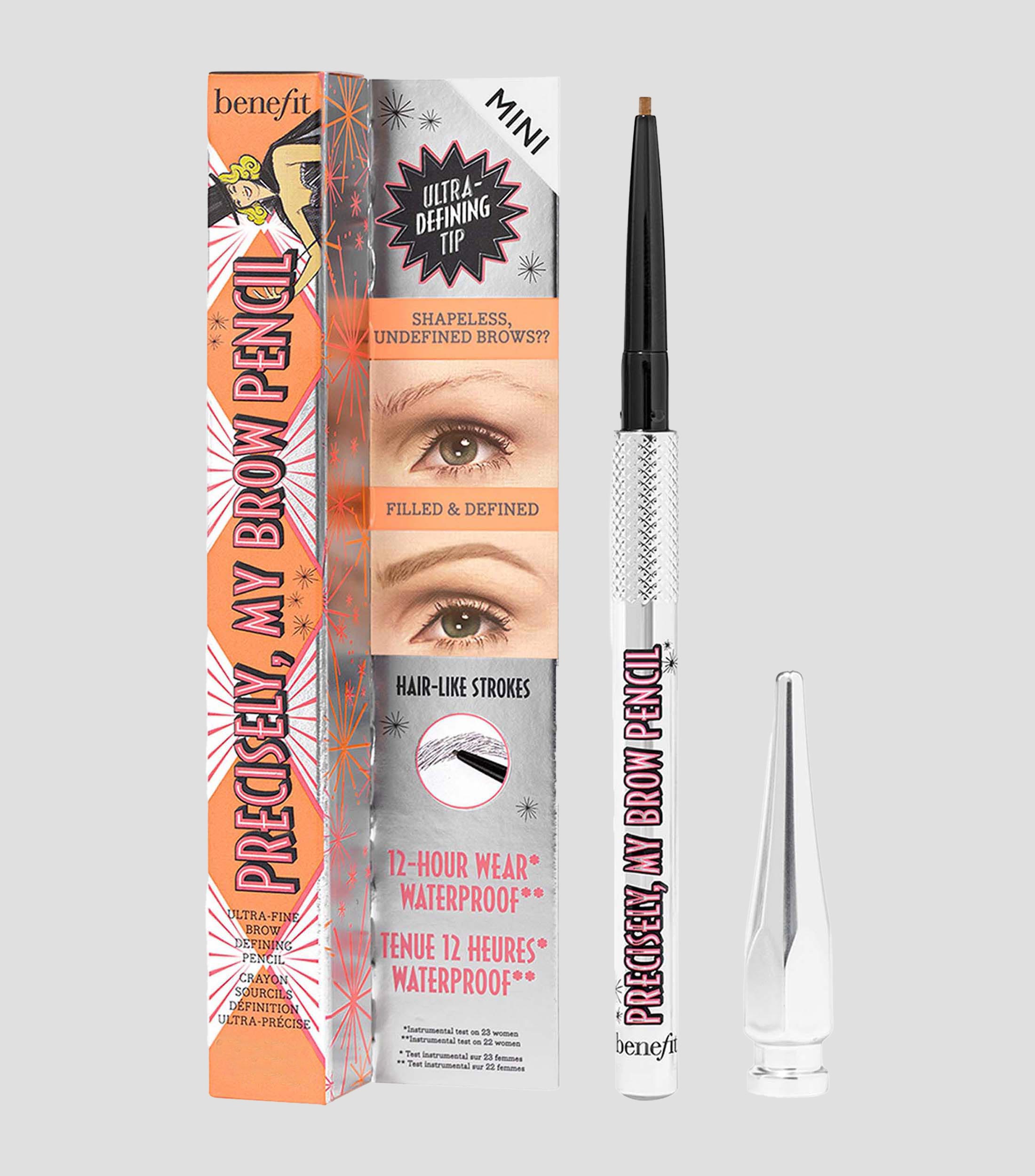 Lápiz Delineador para Cejas Precisely, My Brow Pencil Tamaño de Viaje Mini 2-Warm Golden Blonde, 0.04 gr