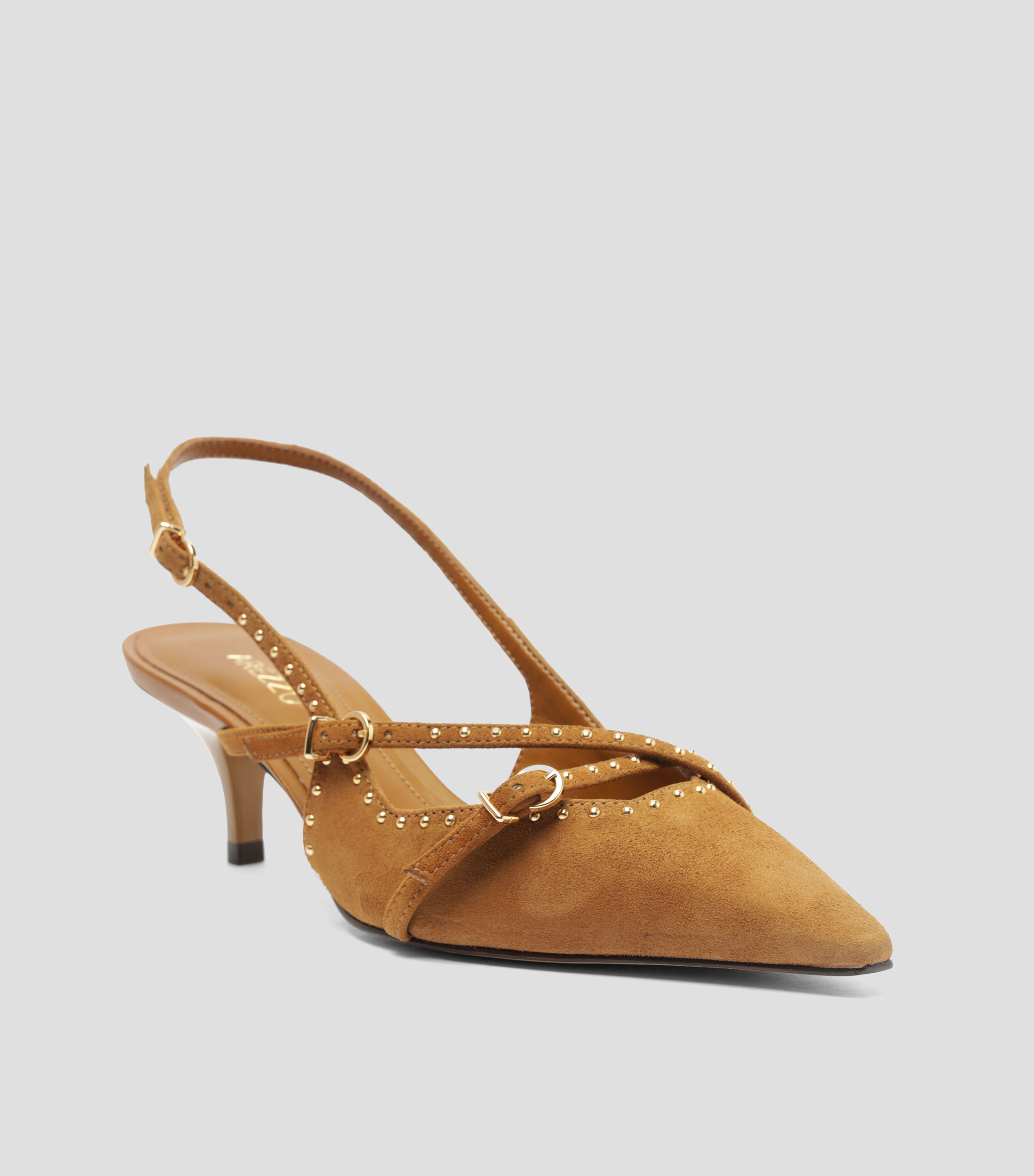 Zapatillas Slingback con Tacón delgado Mujer
