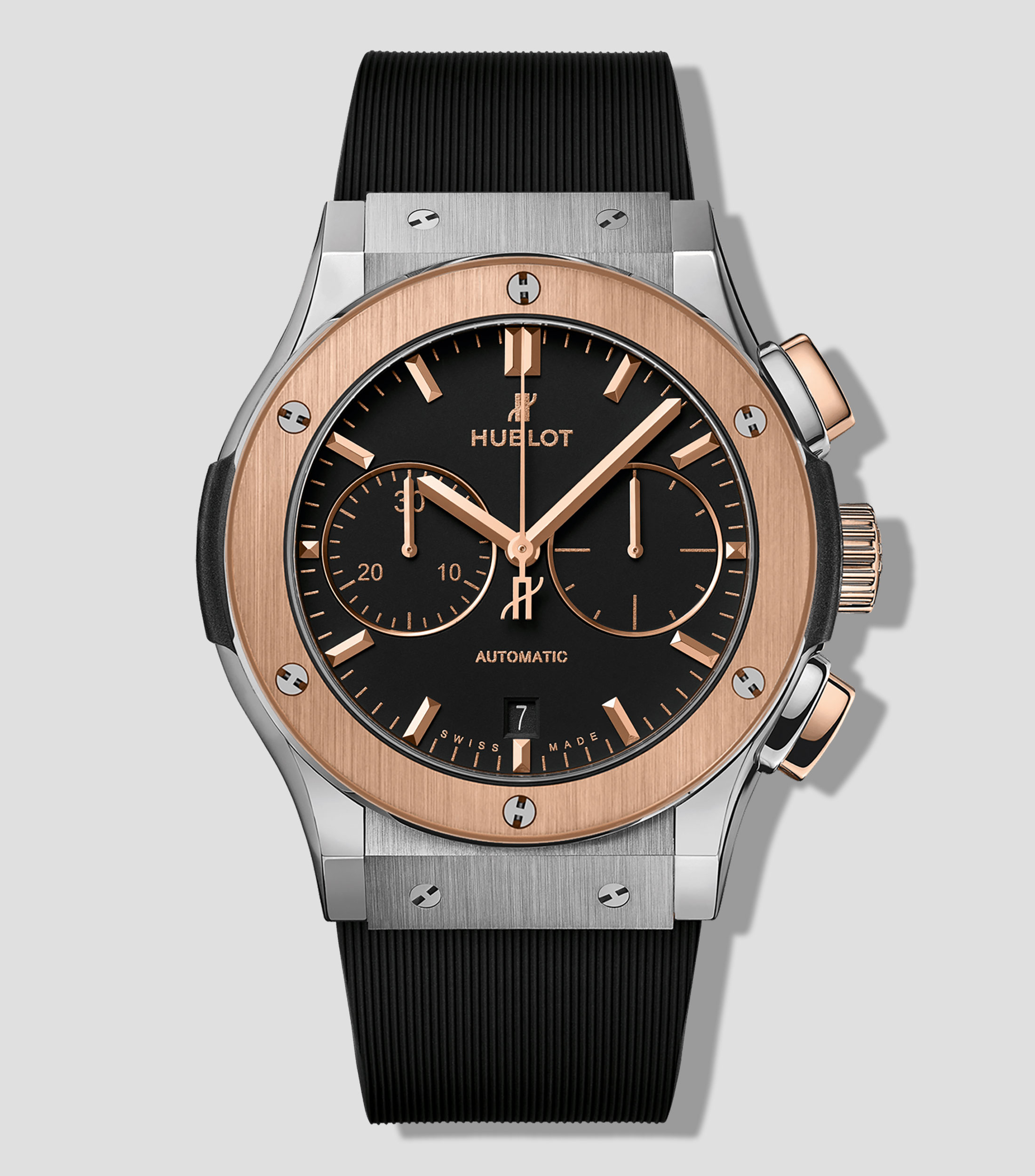 Reloj para hombre Classic Fusion casual plateado