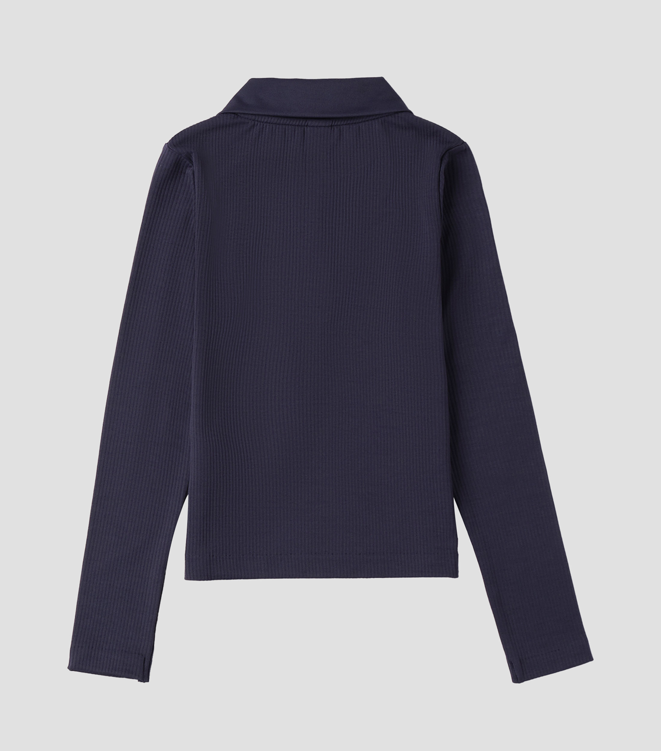 Blusa lisa con manga larga Niña