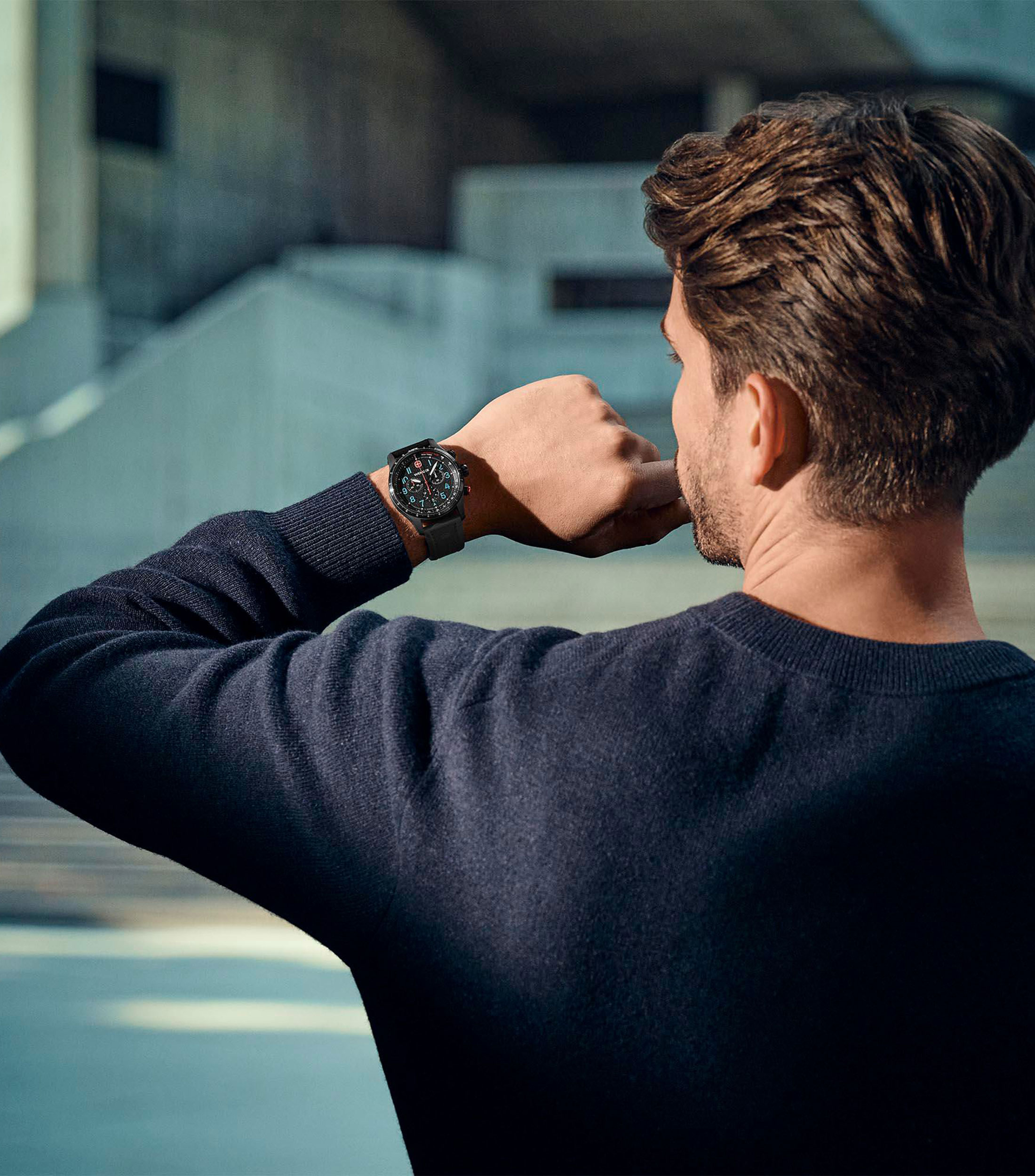 Reloj para Hombre Terragraph Chrono Deportivo Negro