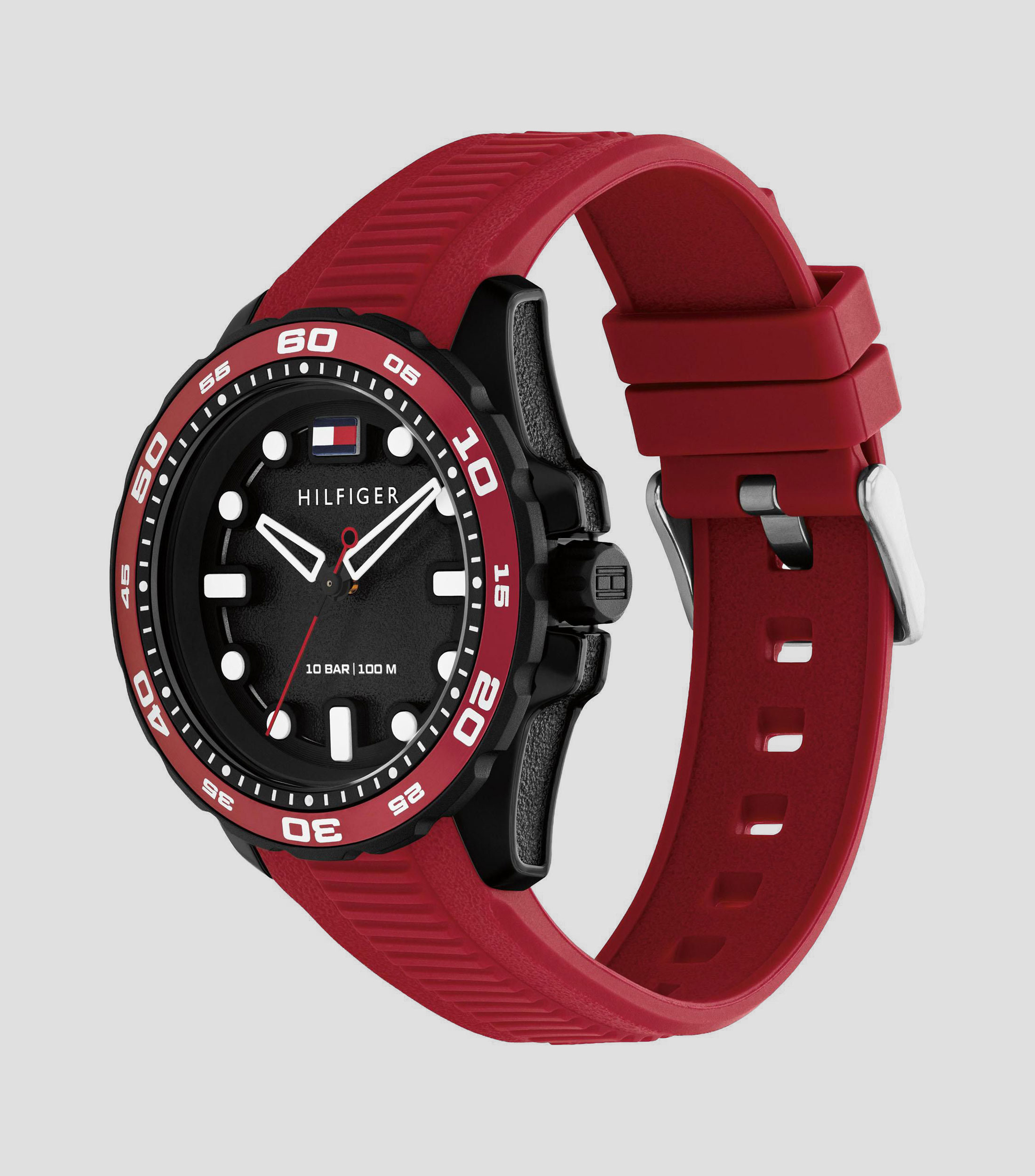 Reloj para hombre Th-Regatta deportivo Rojo, Negro