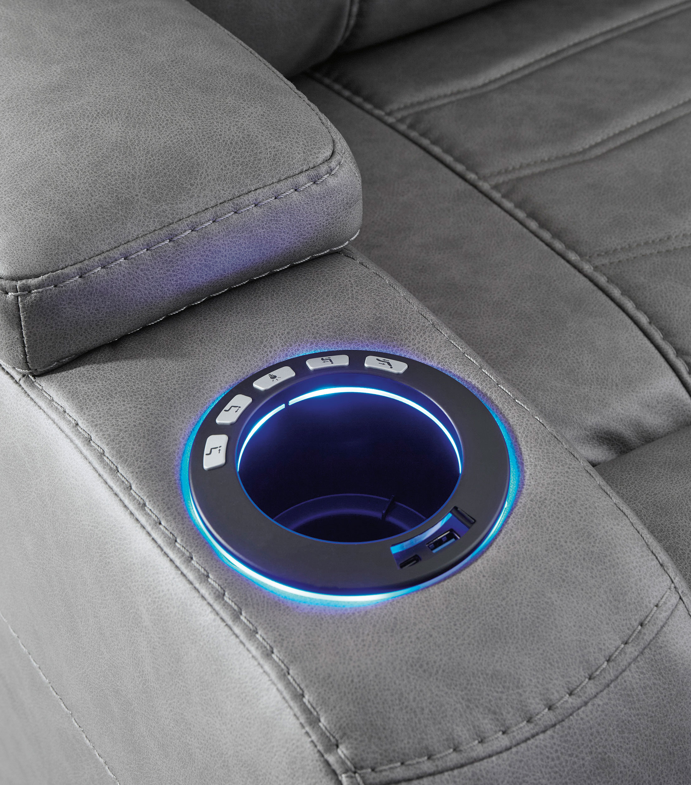 Sillón Reclinable eléctrico Stadion Gris