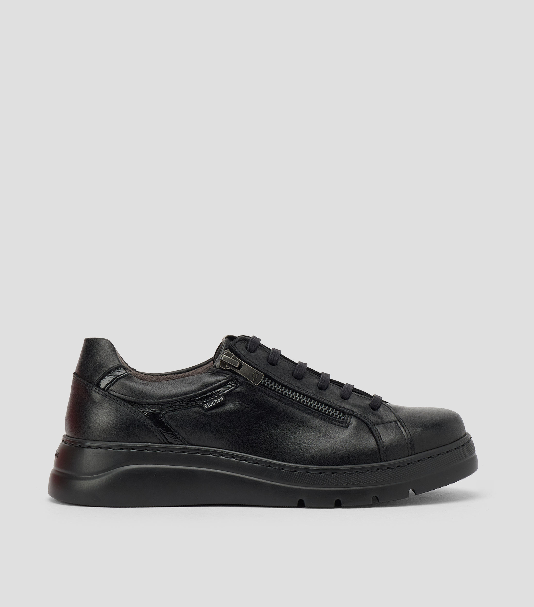 Tenis casuales Pompas en piel Mujer