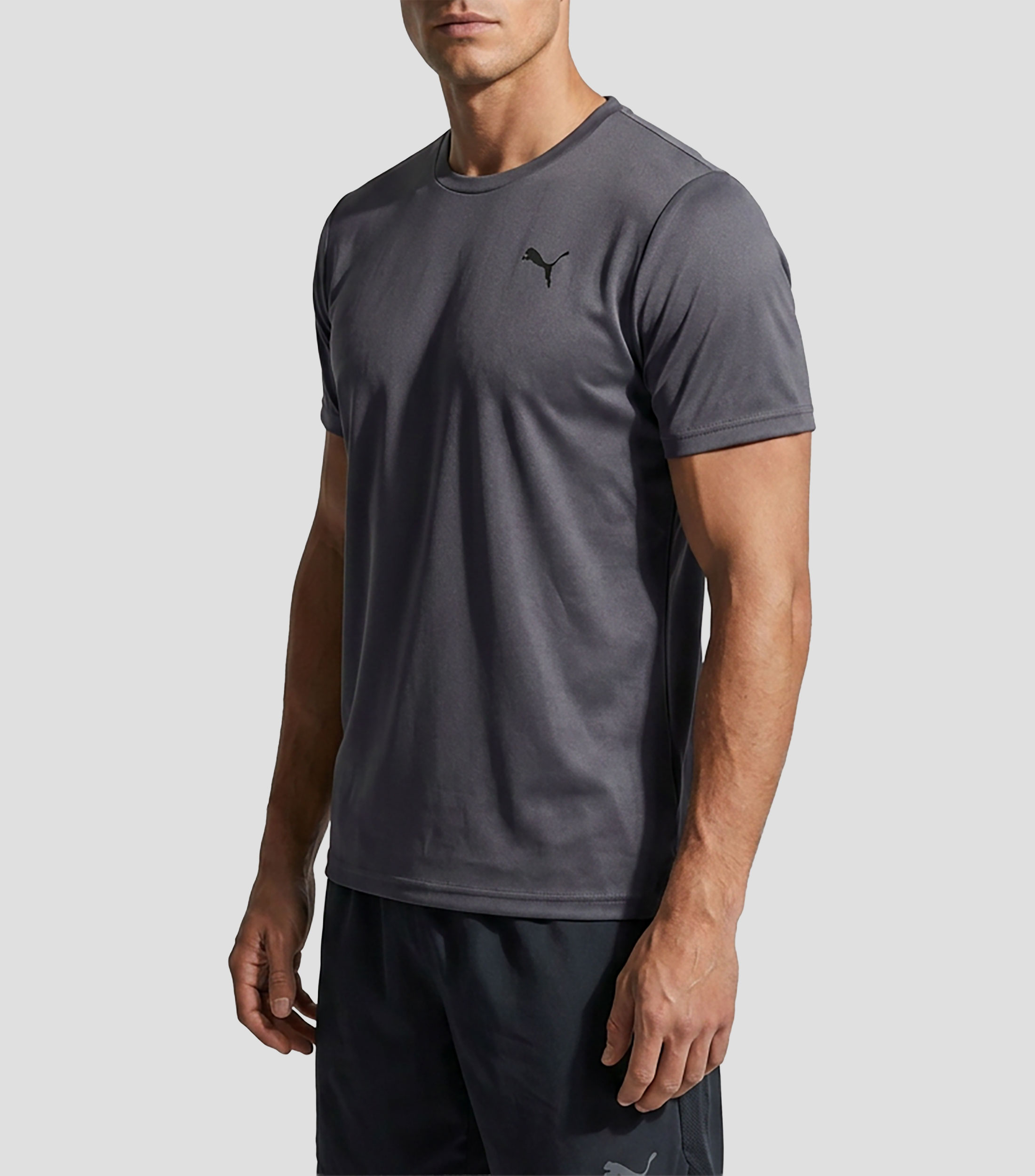 Playera para entrenamiento Tad Essential cuello redondo manga corta lisa Hombre