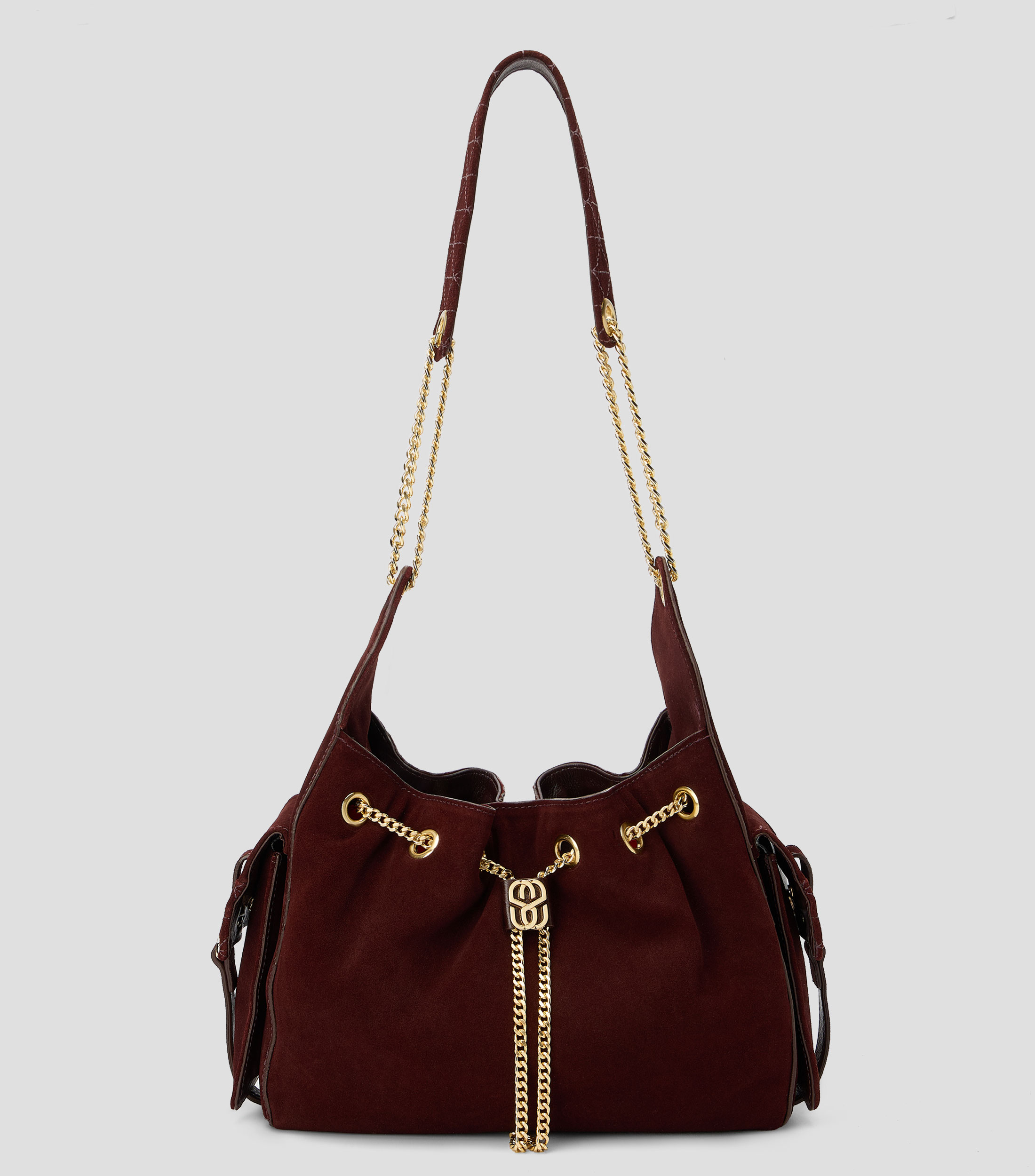 Bolsa Shoulder en piel vacuna Lilibet lisa Mujer