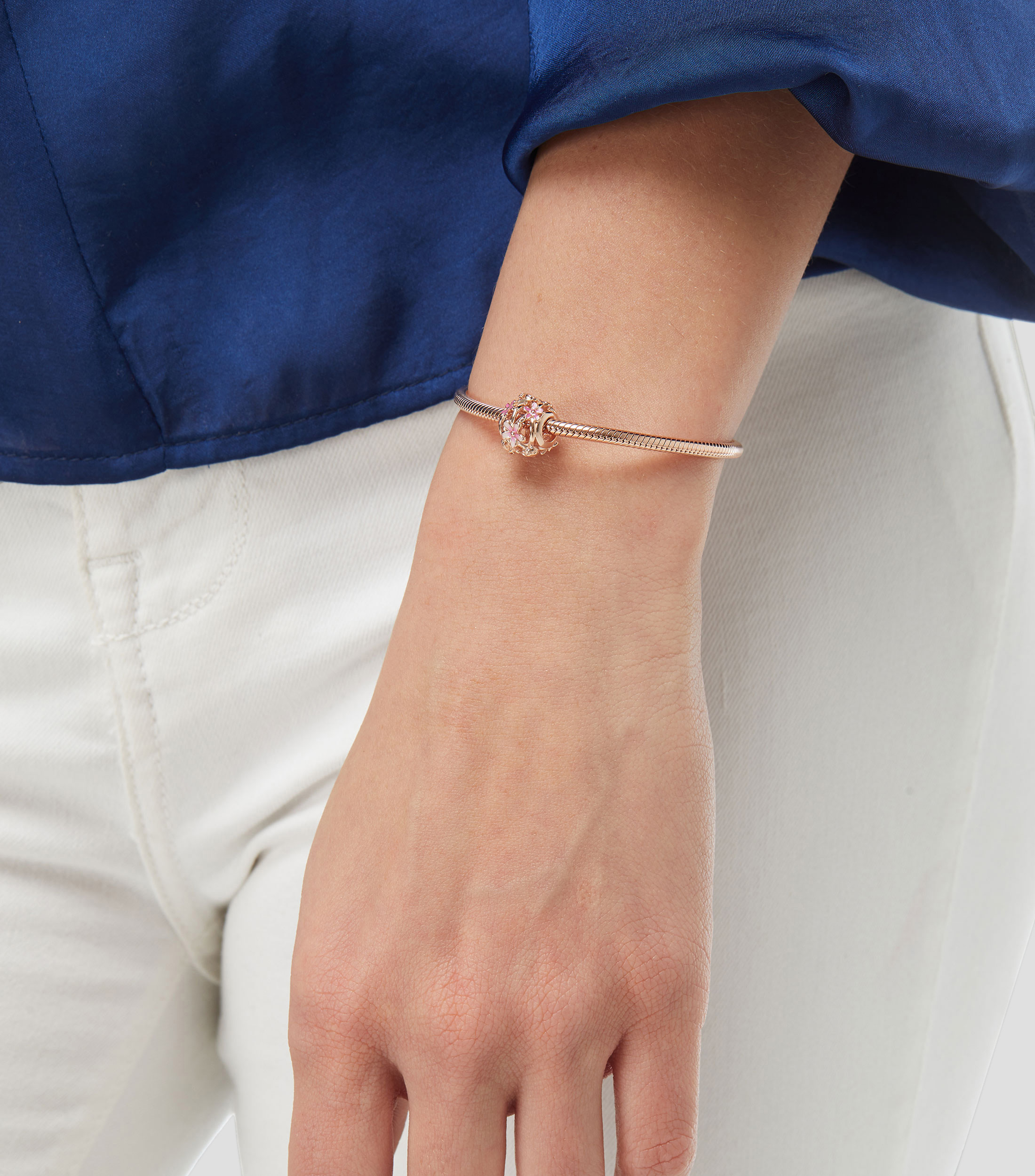 Charm margaritas en Plata .925 Pandora Moments Mujer
