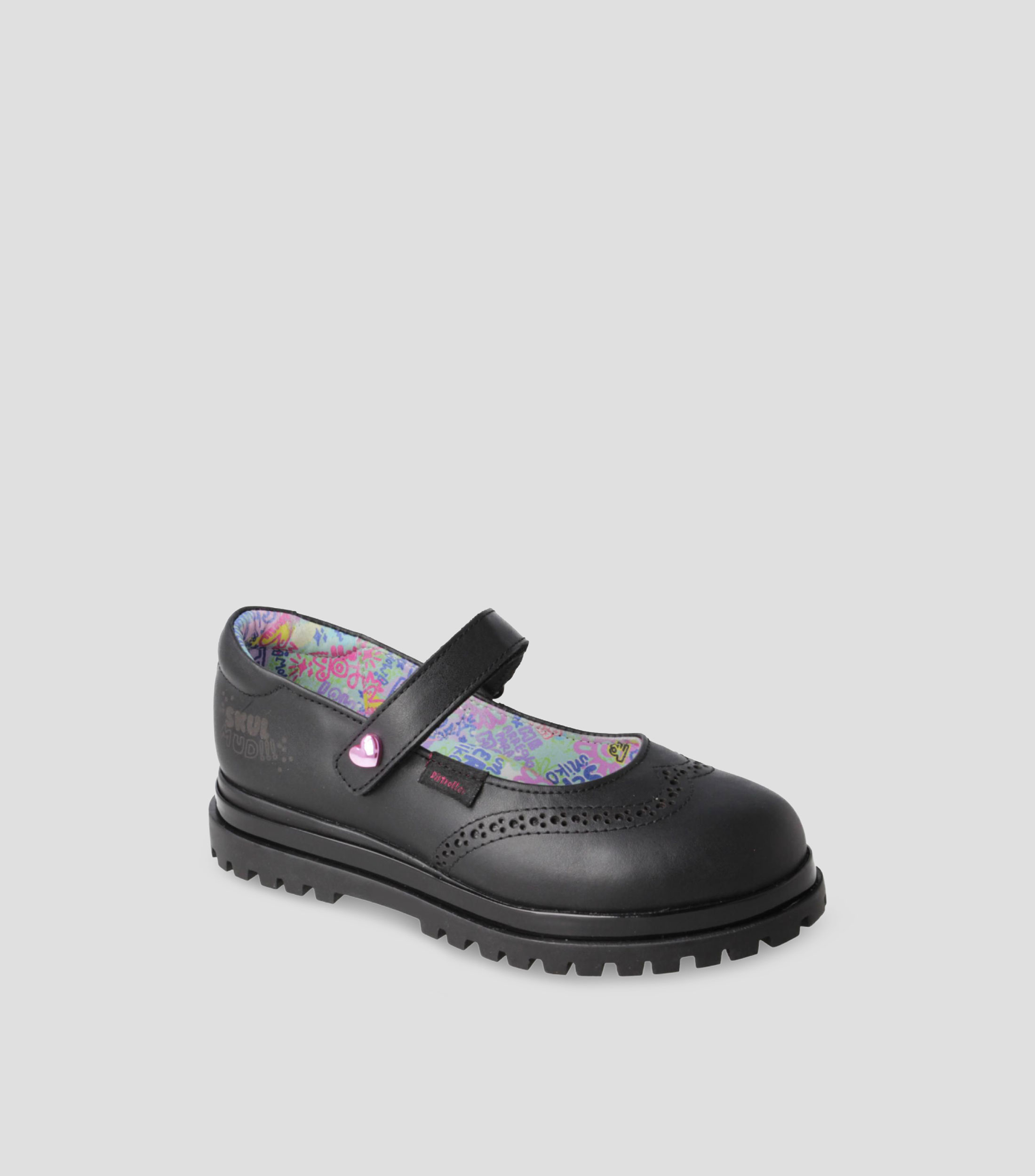 Zapatos escolares Mary Jane en piel Niña