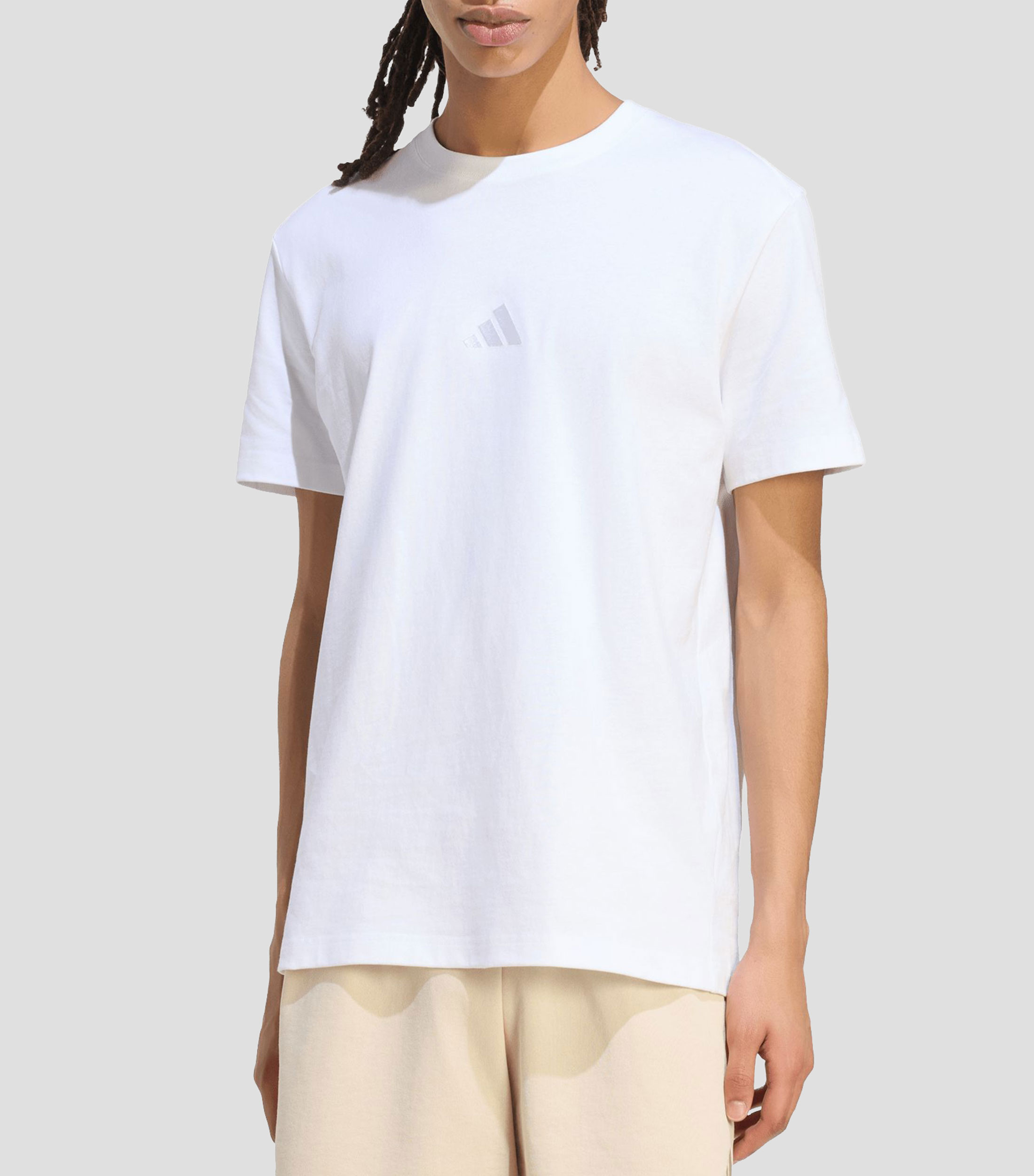 Playera cuello redondo manga corta lisa Hombre