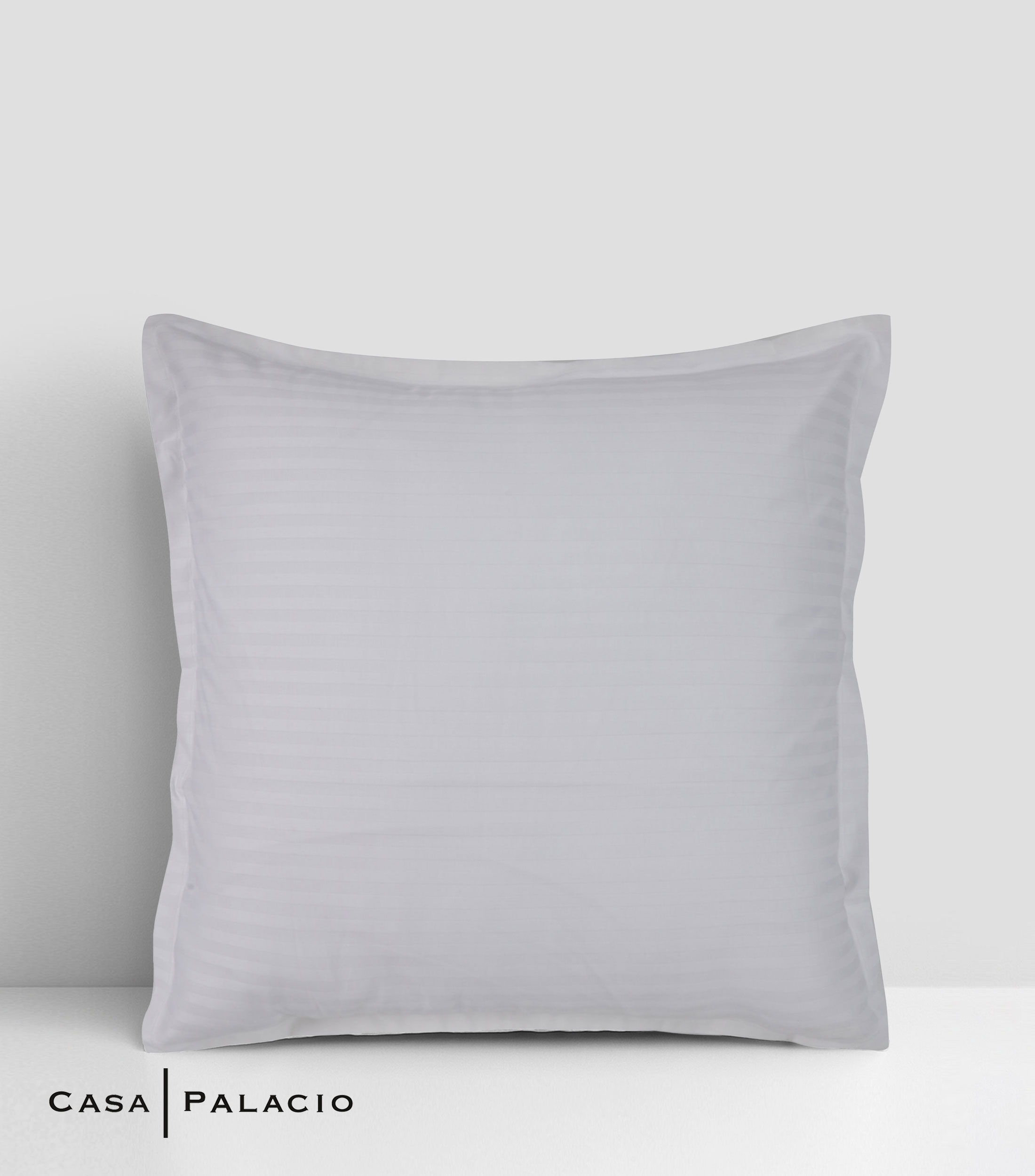 Funda Decorativa para almohada Euro en algodón Glaciar blanca