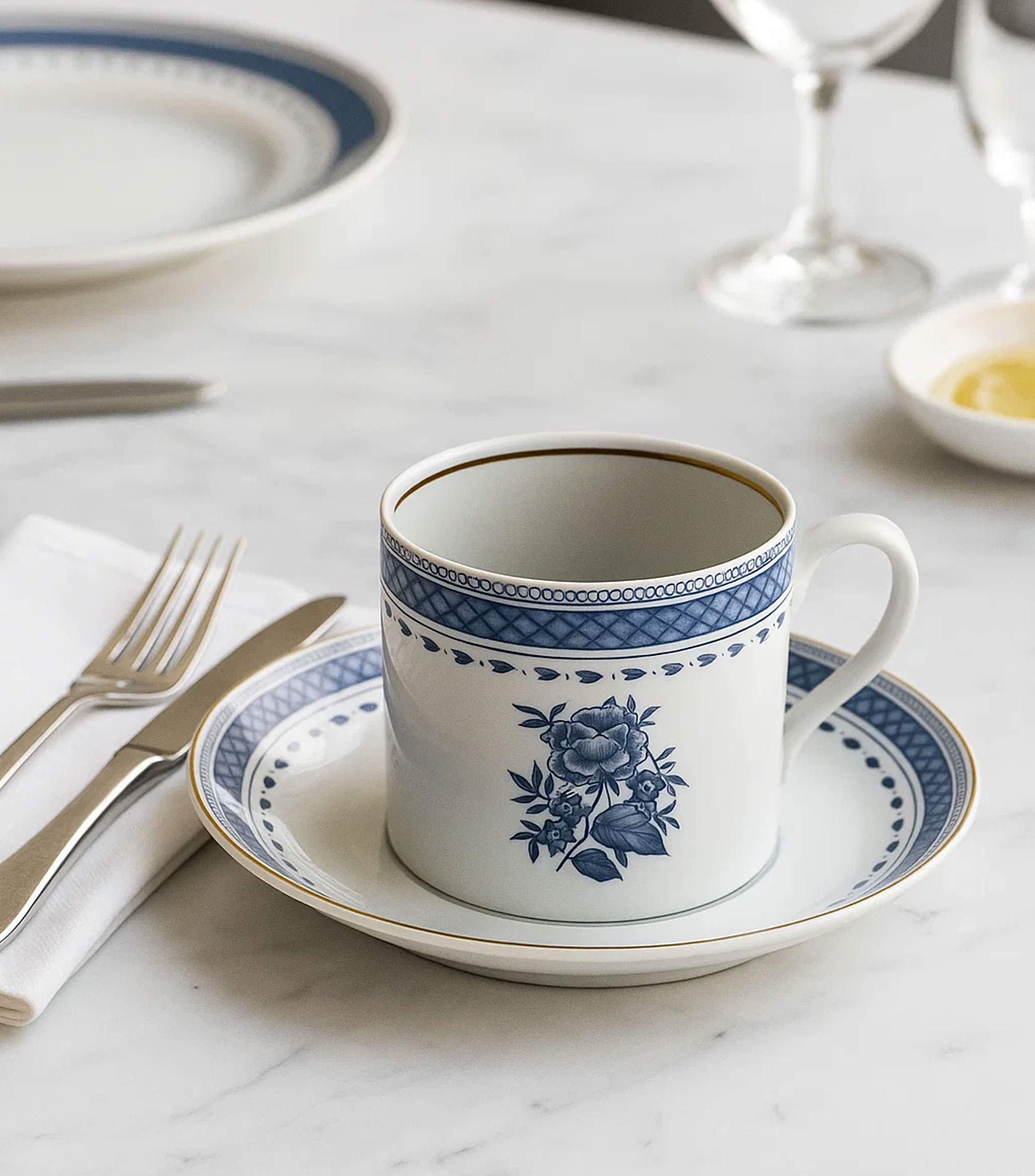 Taza para té con plato Cozinha Velha