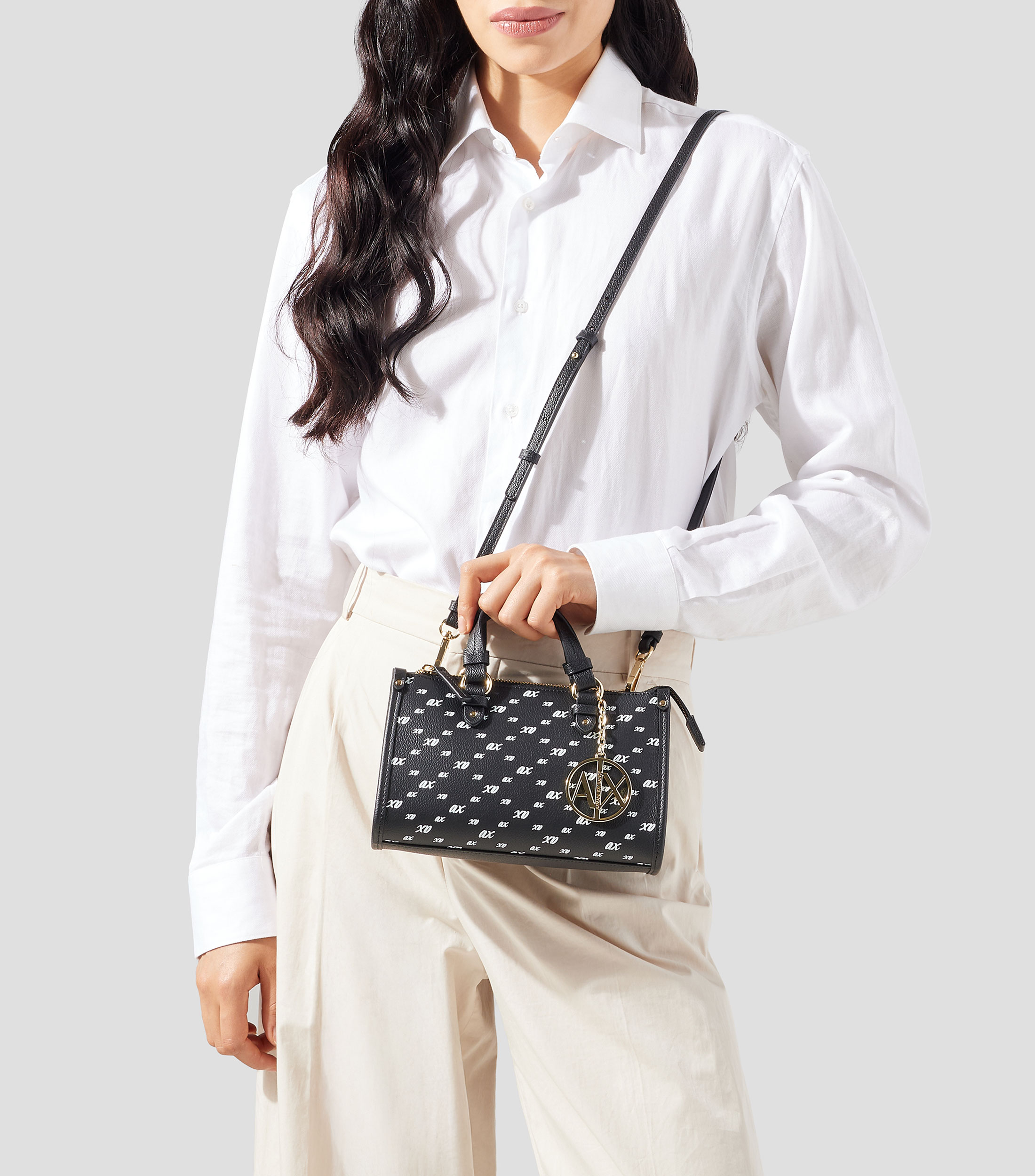Bolsa Tote mini con estampado Mujer
