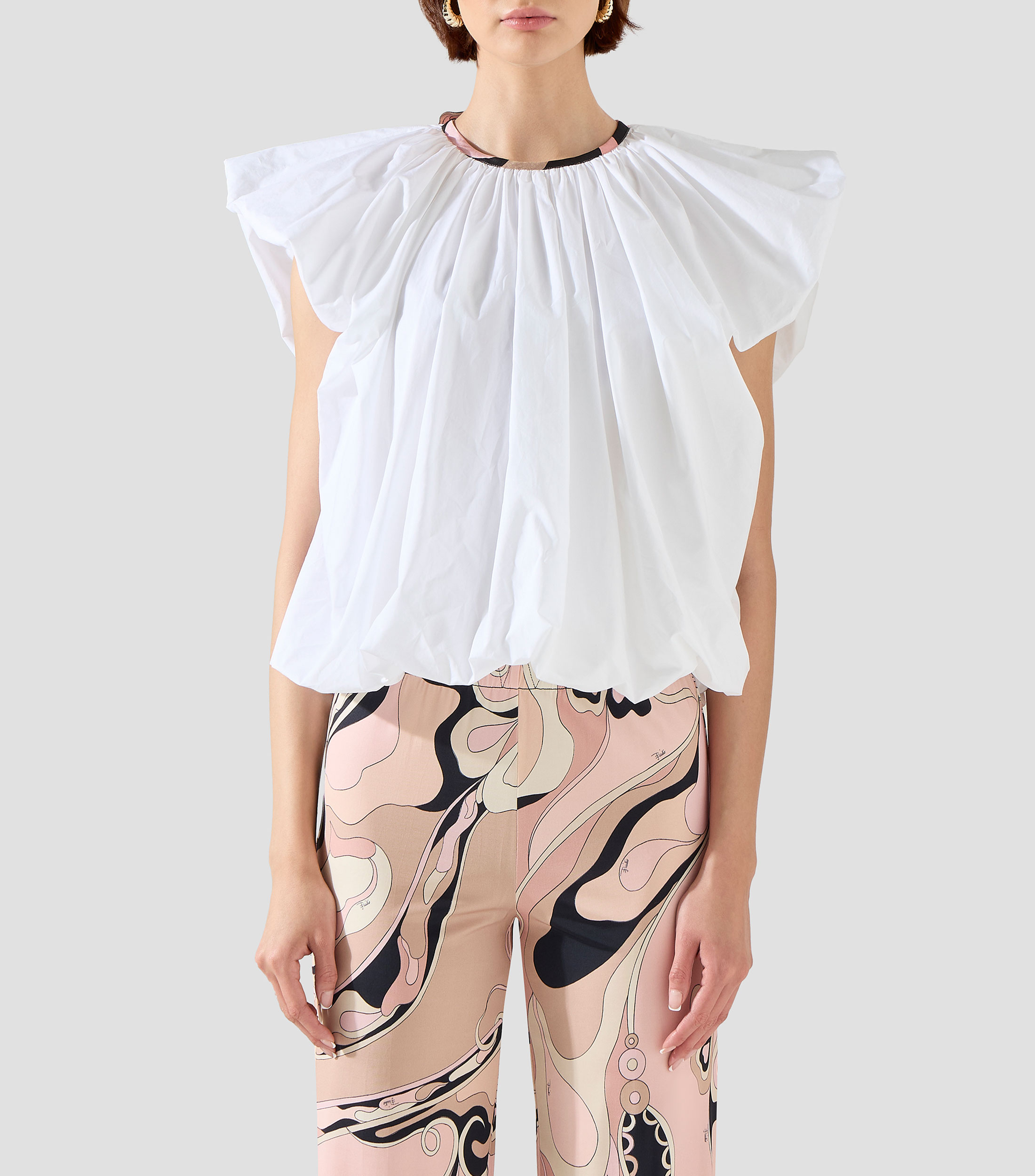 Blusa con manga corta Mujer
