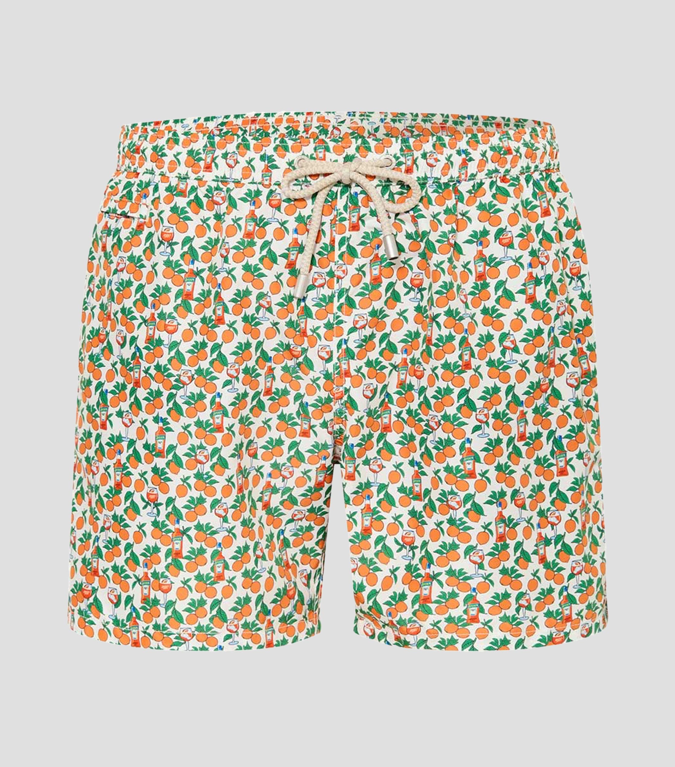 Traje de baño largo estampado Hombre