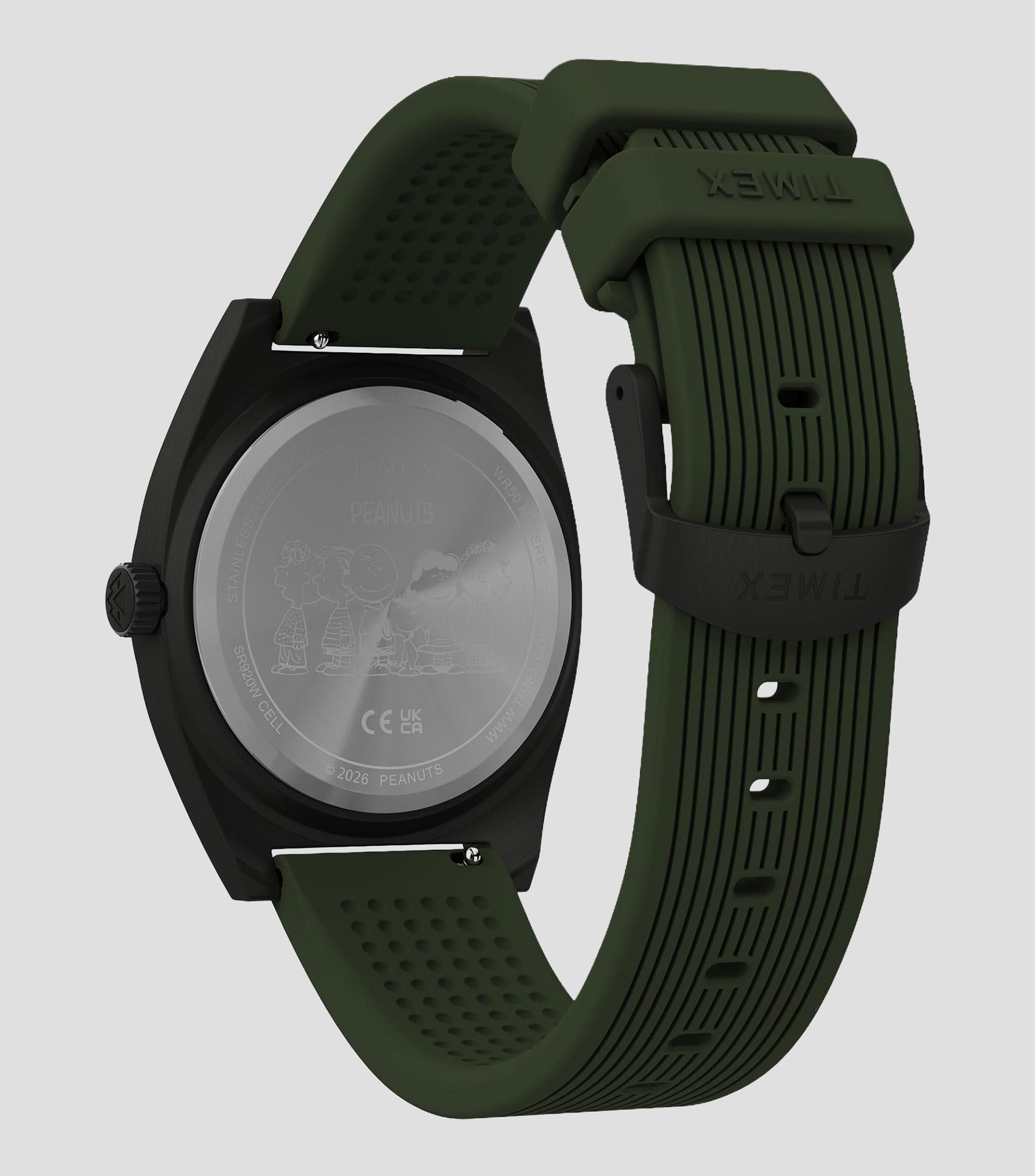 Reloj para Hombre Peanuts Expedition Field casual verde