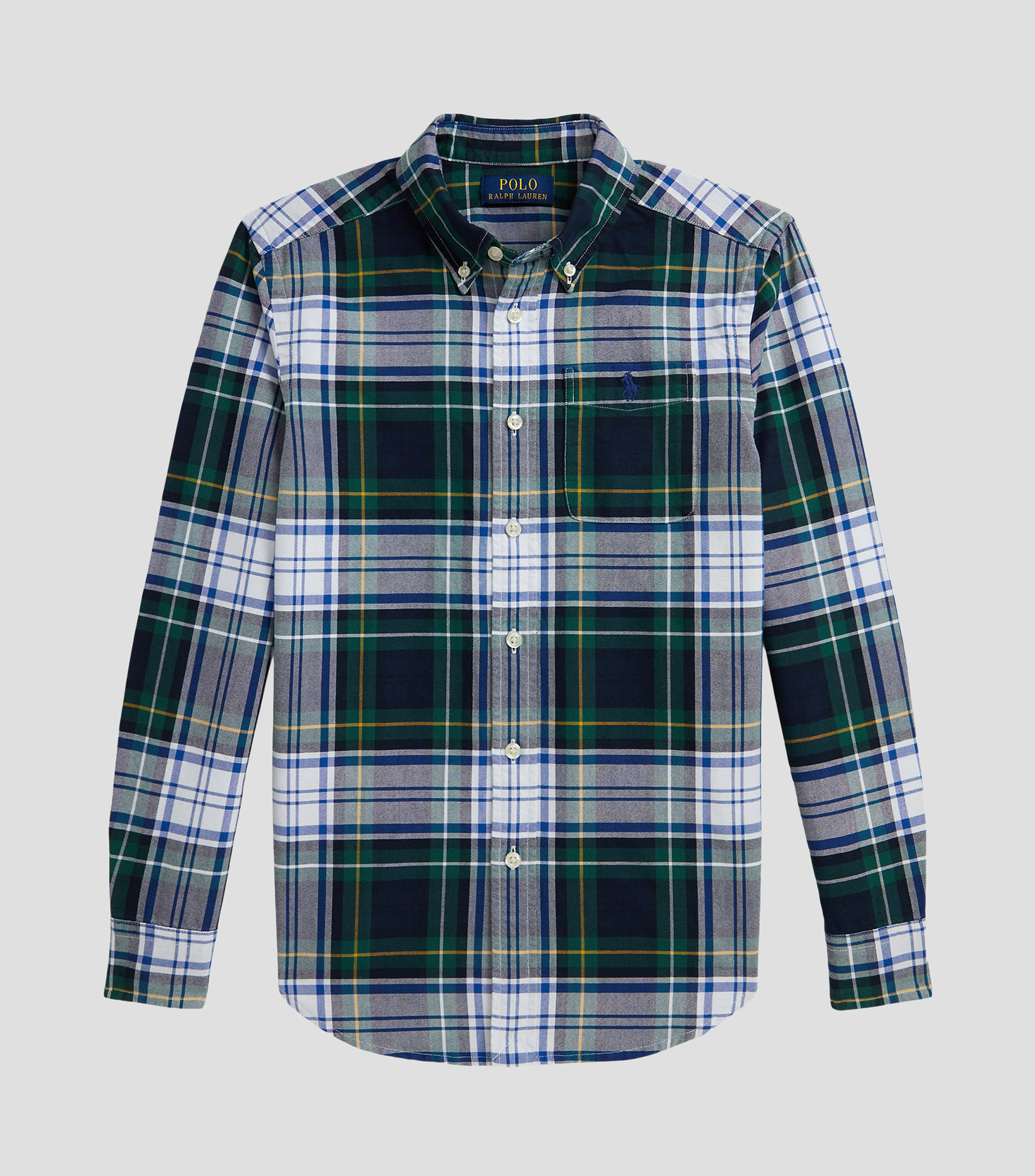 Camisa a Cuadros Manga Larga Niño