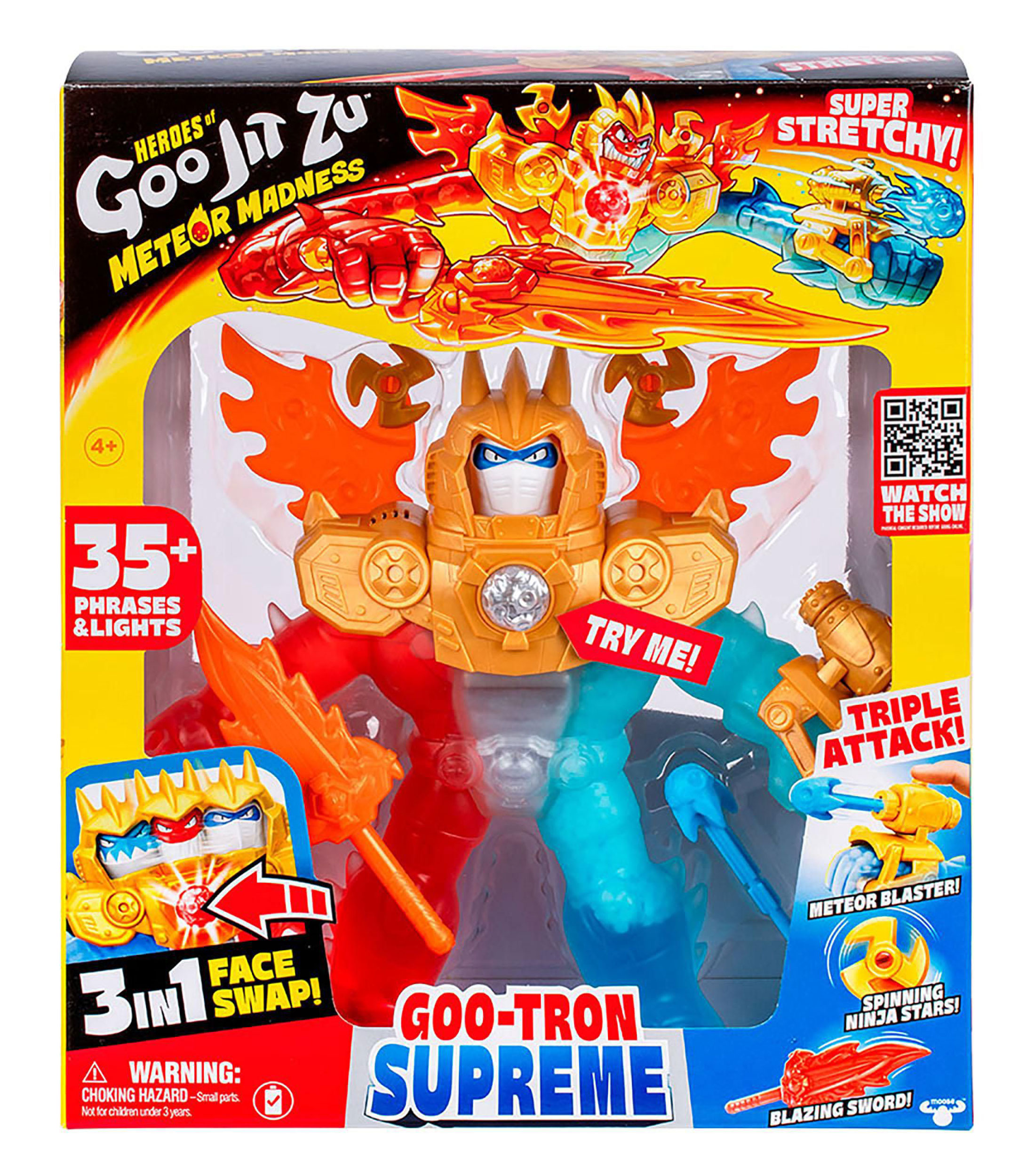 Figura de acción Goo Jit Zu Meteor Madness Goo-Tron Supremo