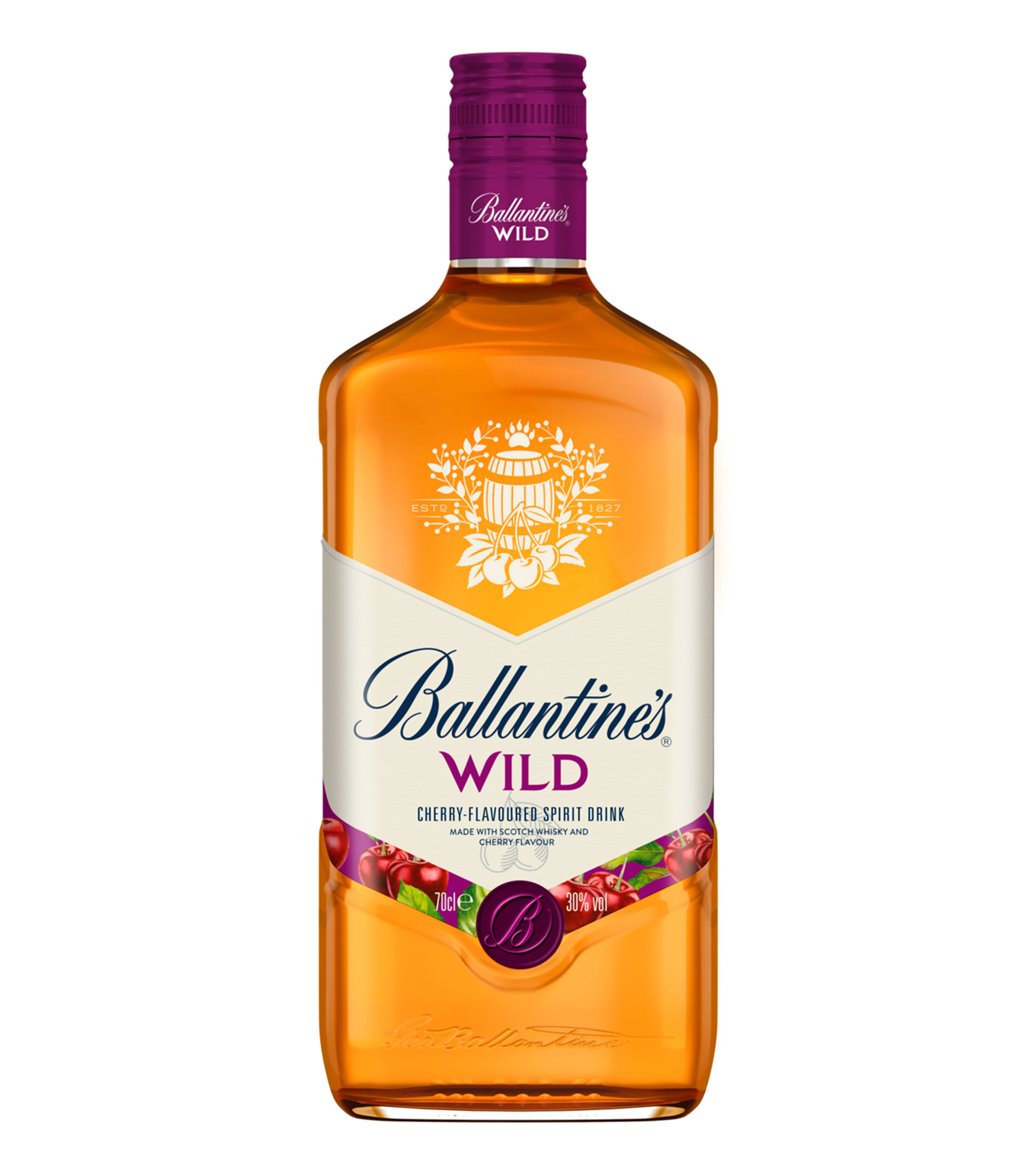 Ballantine's Whisky con Sabor a Cereza Wild, 700 ml El Palacio de