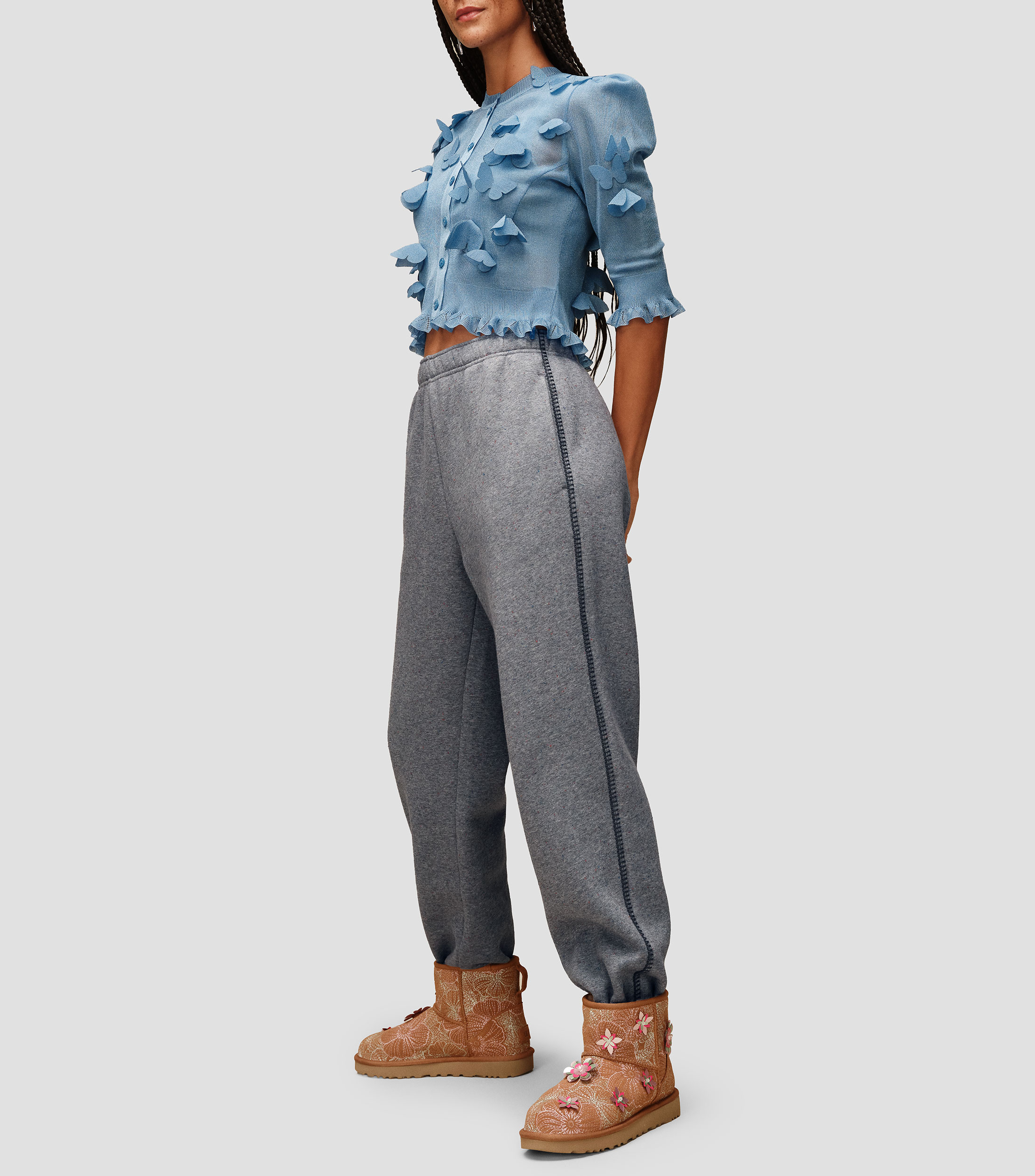 Pants con microdiseño Mujer