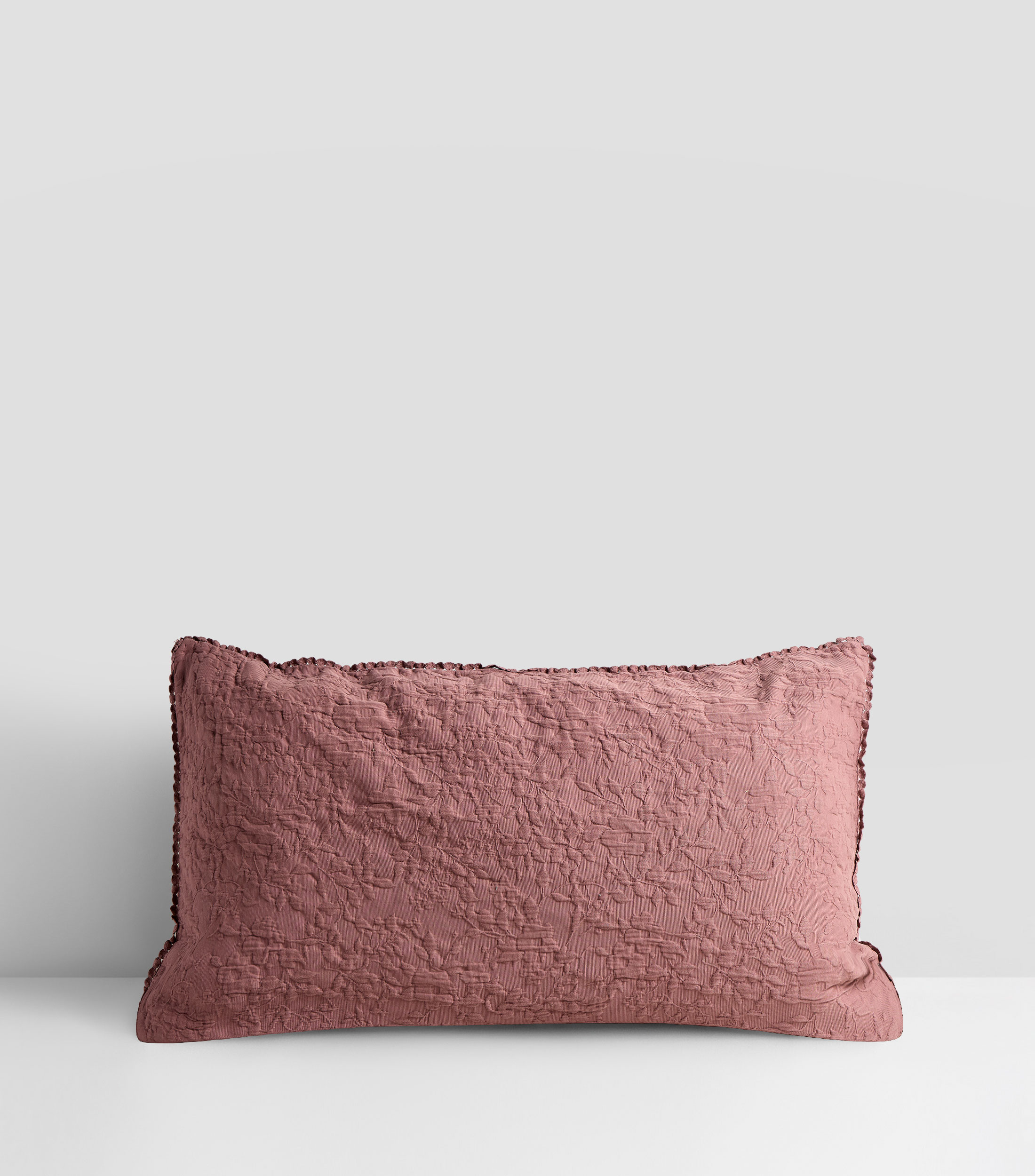 Funda para almohada King Size en algodón púrpura