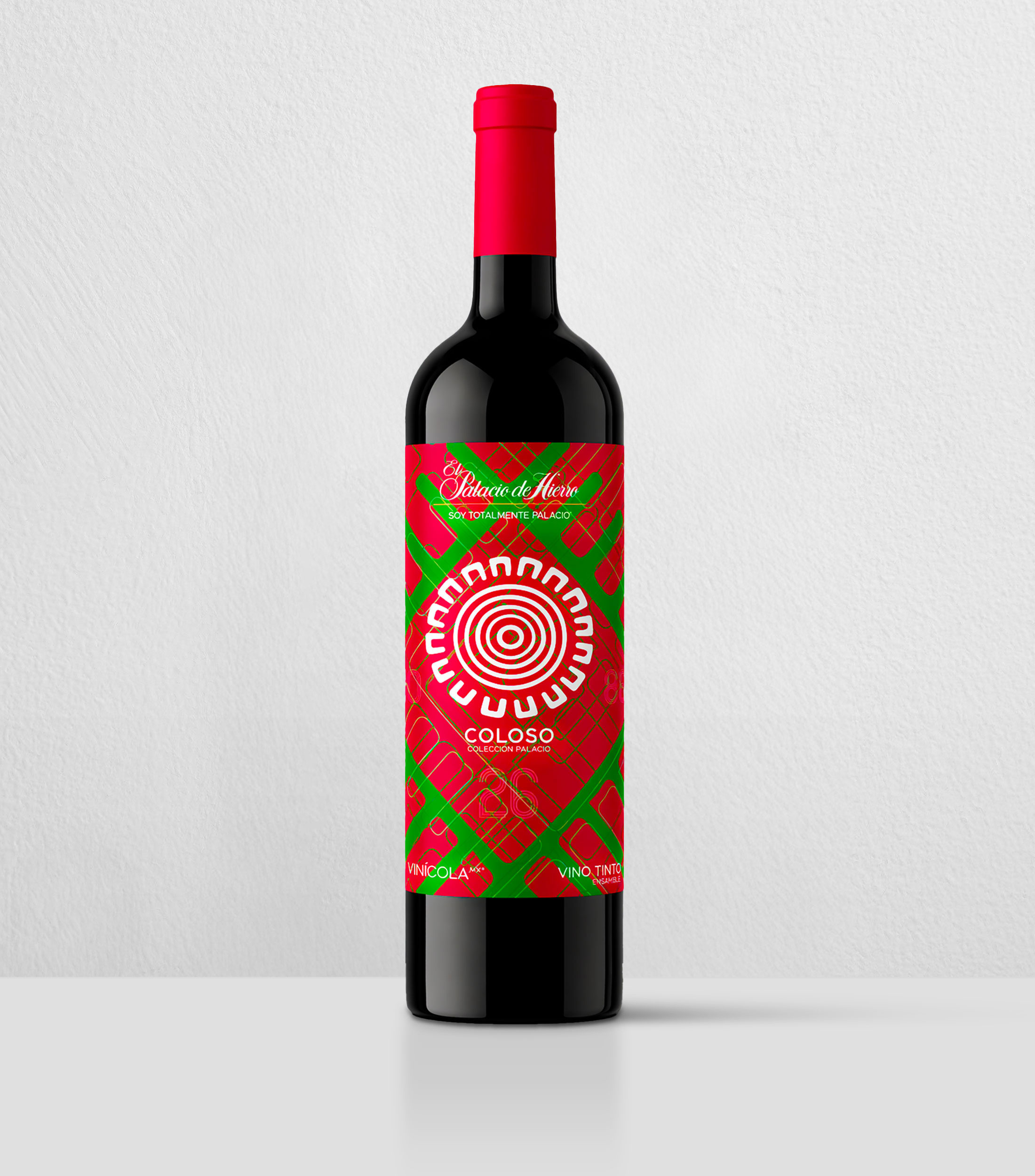 Vino tinto Ensamble Coloso Colección Palacio, México, 750 ml