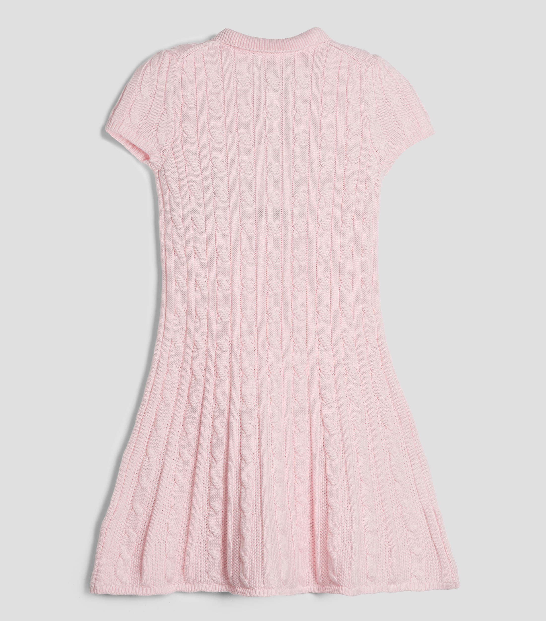 Vestido trenzado sólido Niña