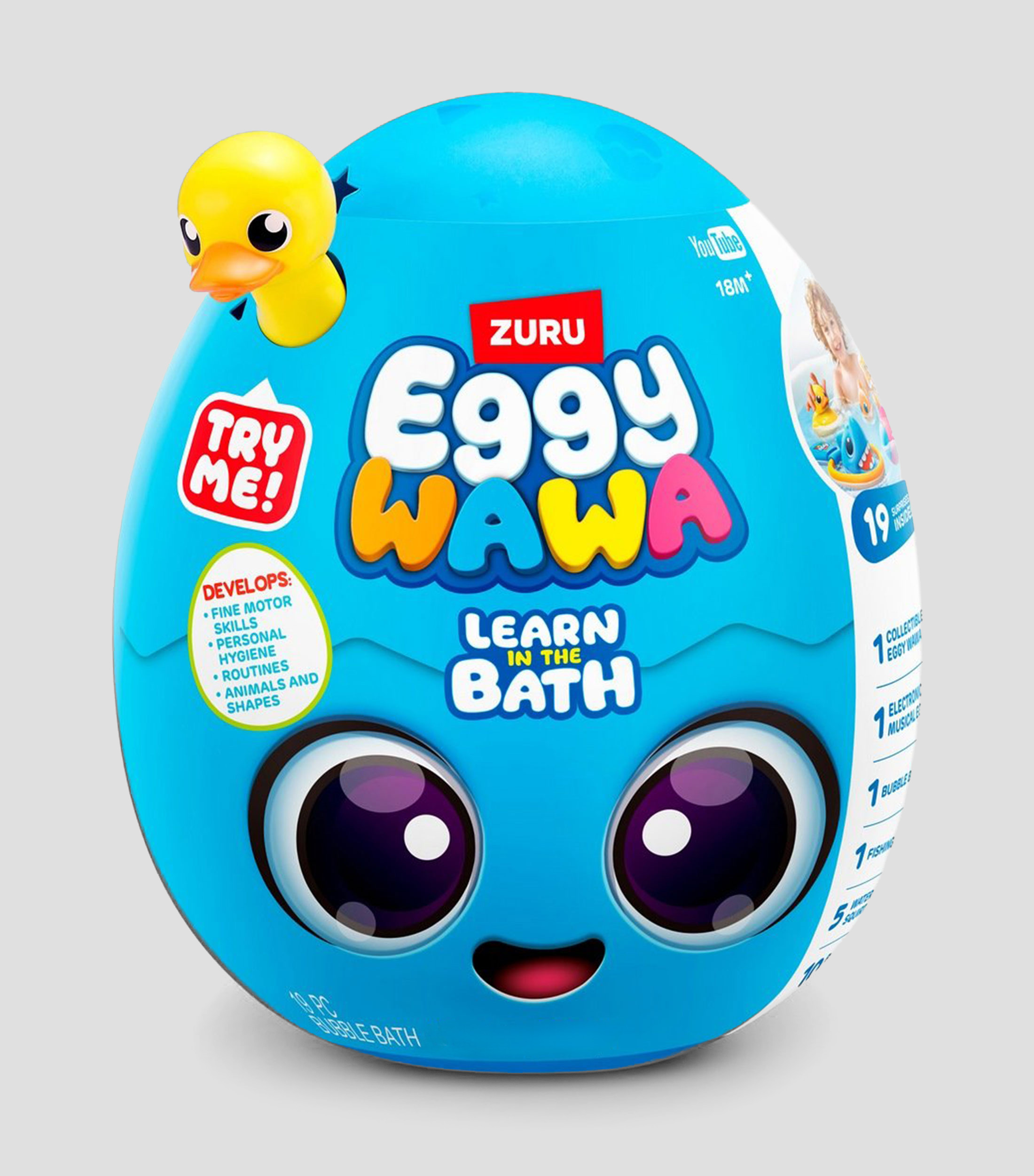 Playset Sorpresa, Eggy Wawa - Learn in the Bath
