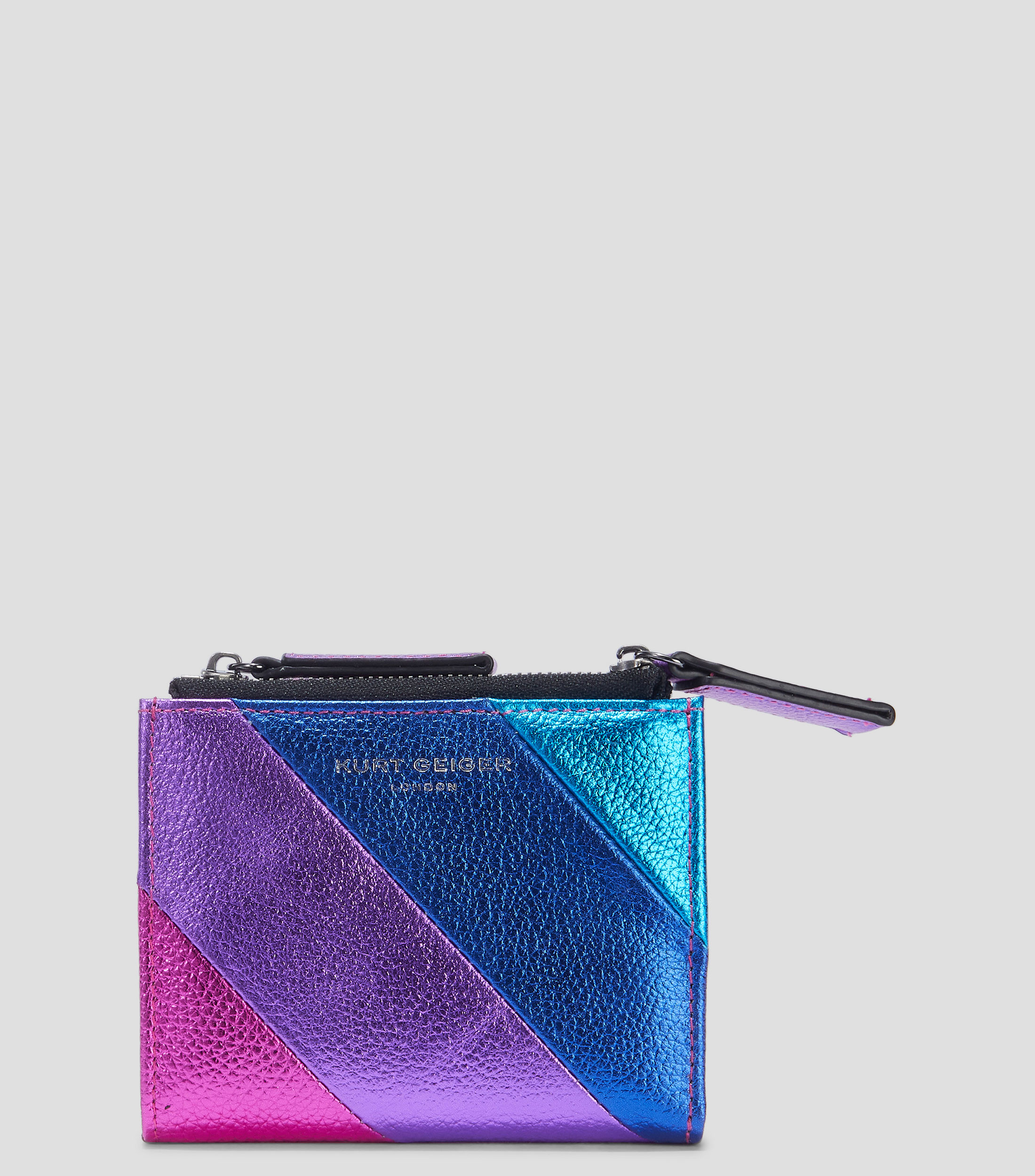 Cartera multicolor en piel Rainbow Mujer