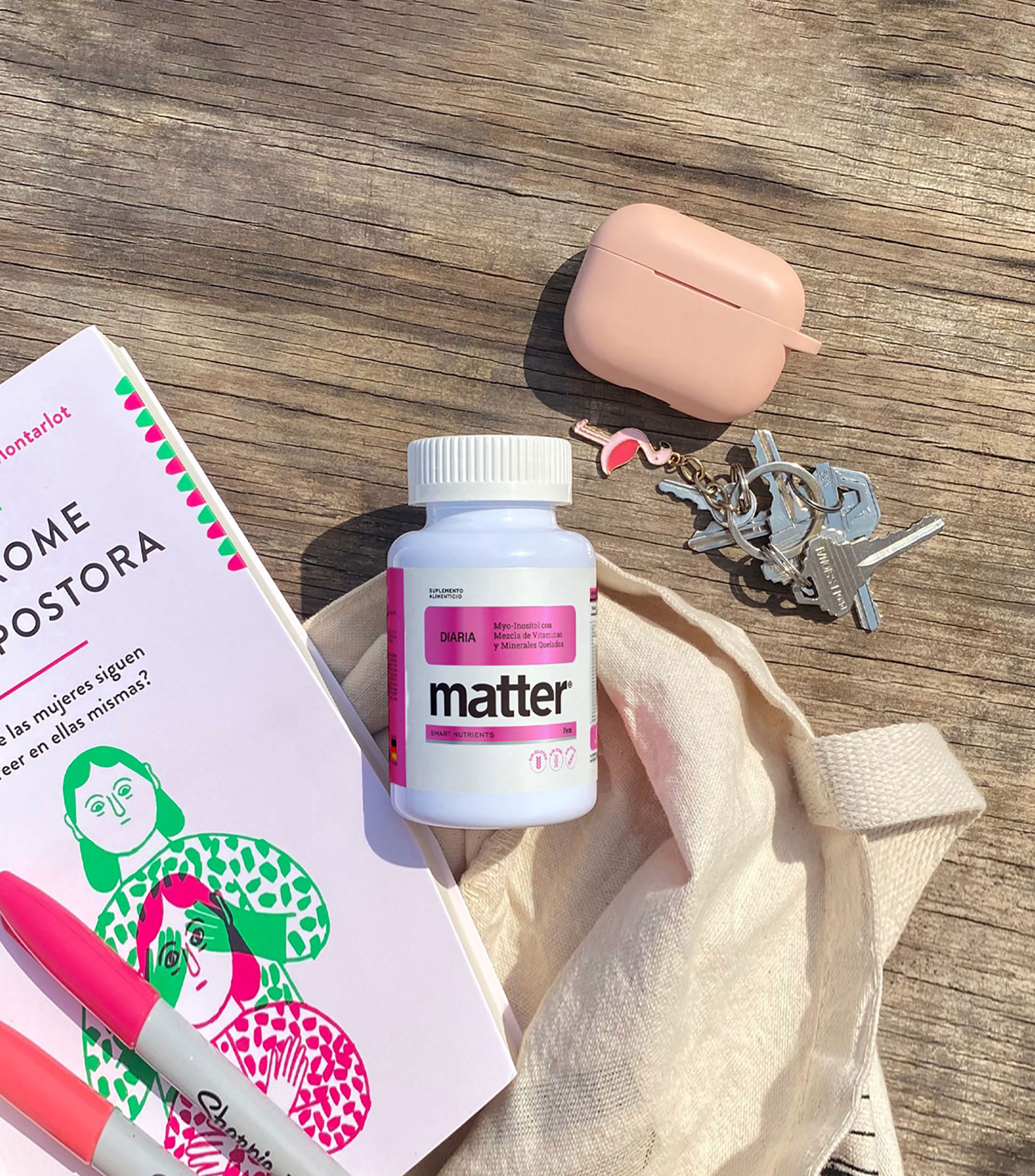 Suplemento alimenticio Multivitamínico y Multimineral para Mujer Diaria Fem, 60 capsulas