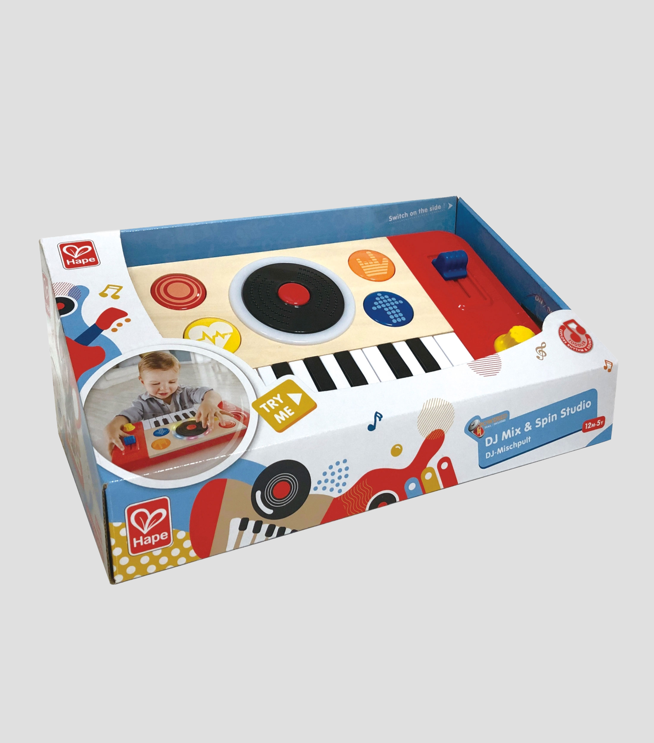 Juego de DJ de Mezcla y disco de vinilo