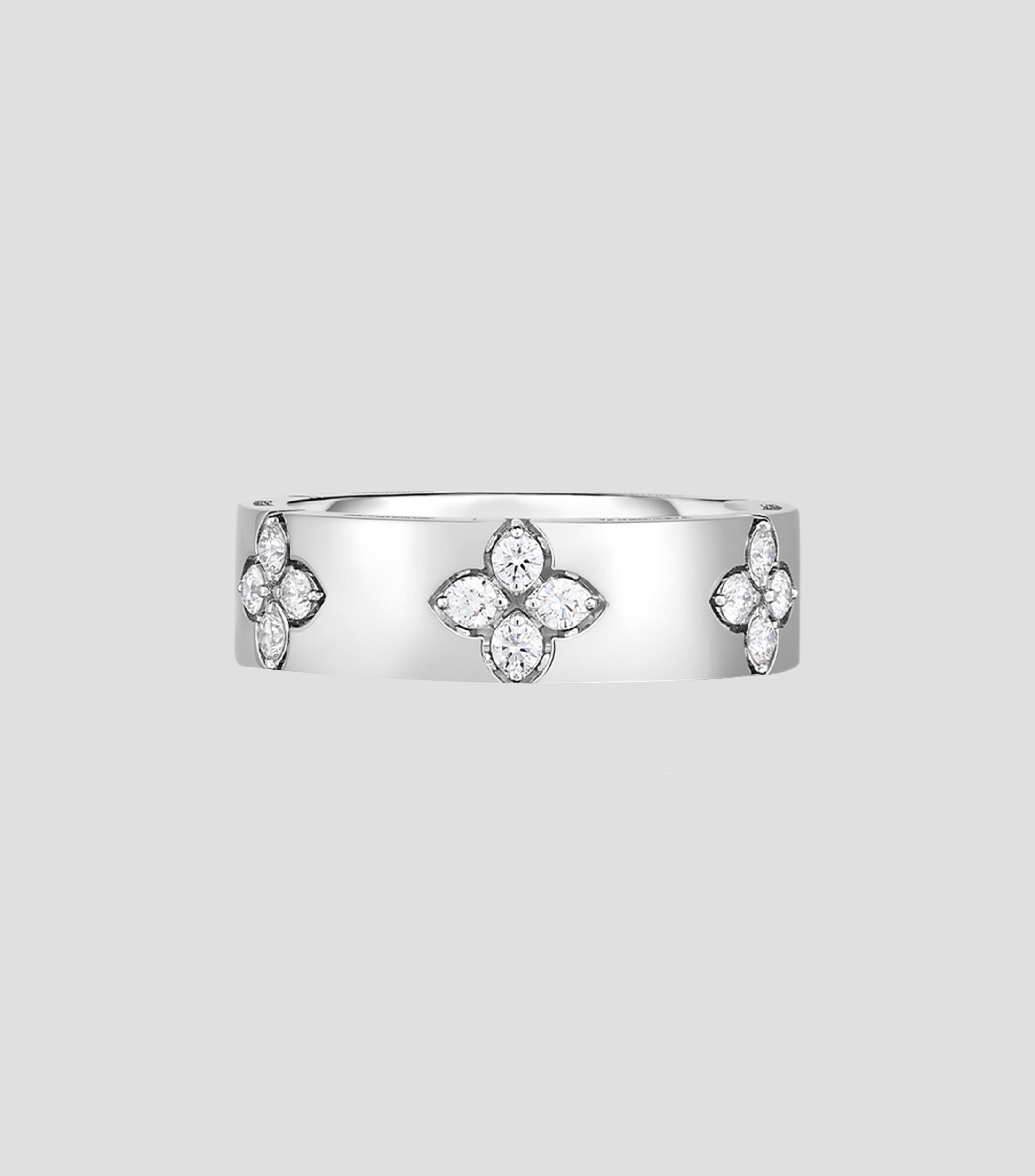 Anillo en oro blanco de 18 Kilates con diamantes Love in Verona Mujer