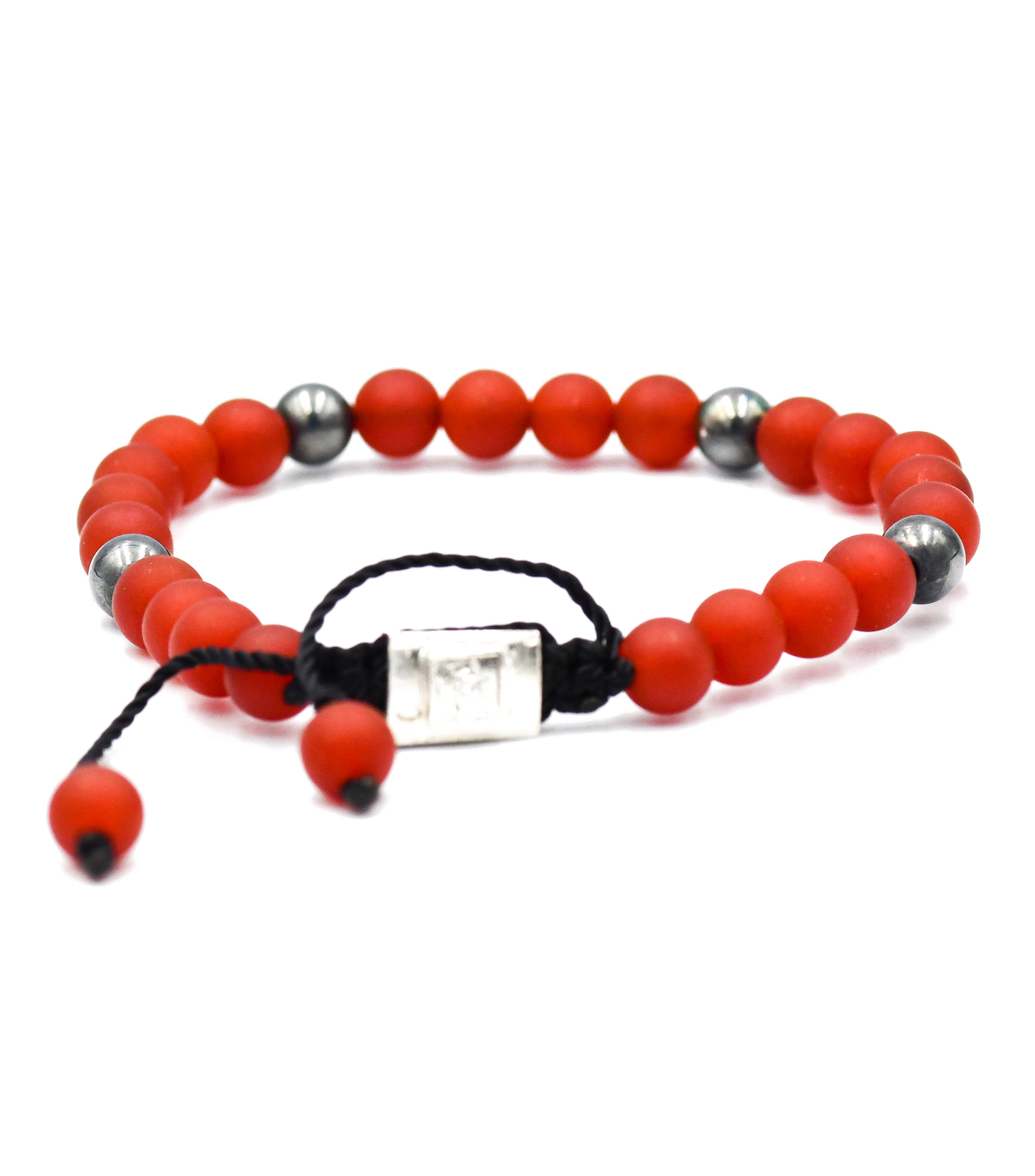 Pulsera en Plata .925 Rojo Unisex