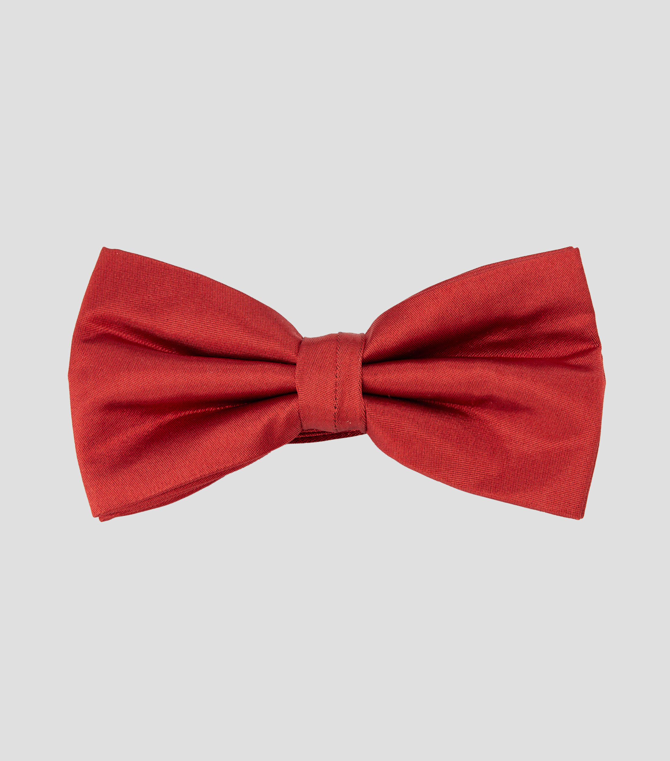 Corbata de moño en seda liso Hombre