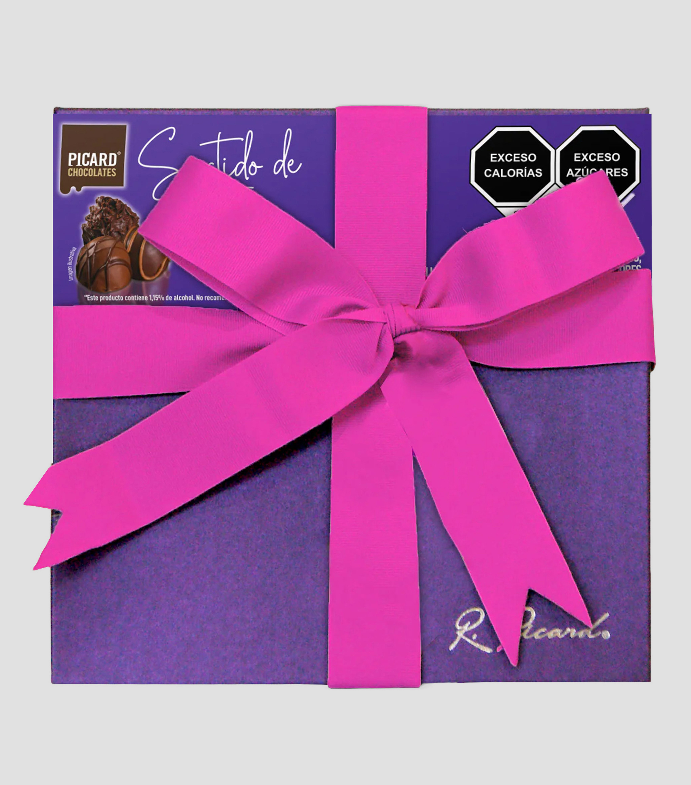 Estuche Rígido Chocolate Surtido Trufas, 260 g
