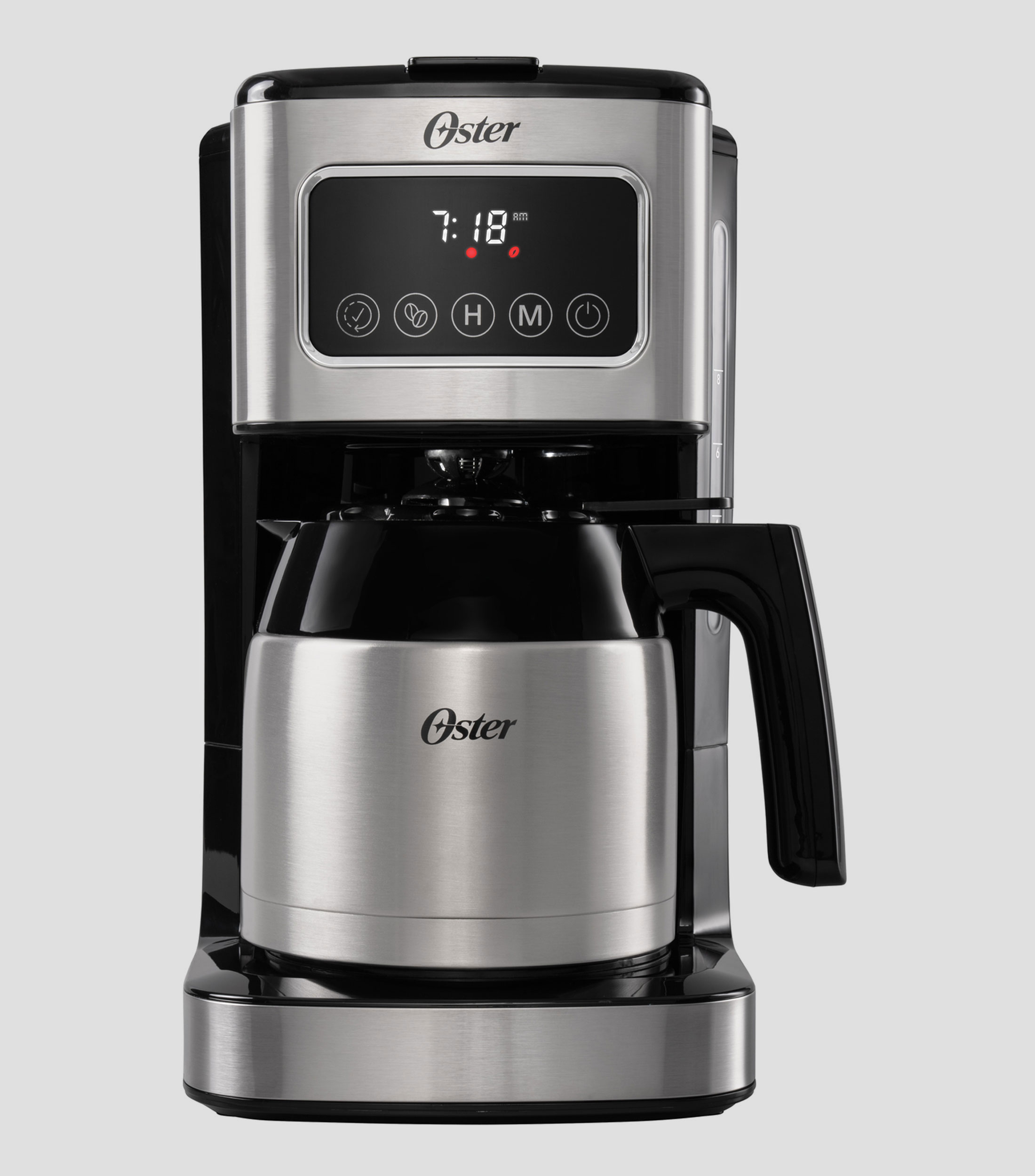 Cafetera de goteo Panel Touch para 8 Tazas, Acero