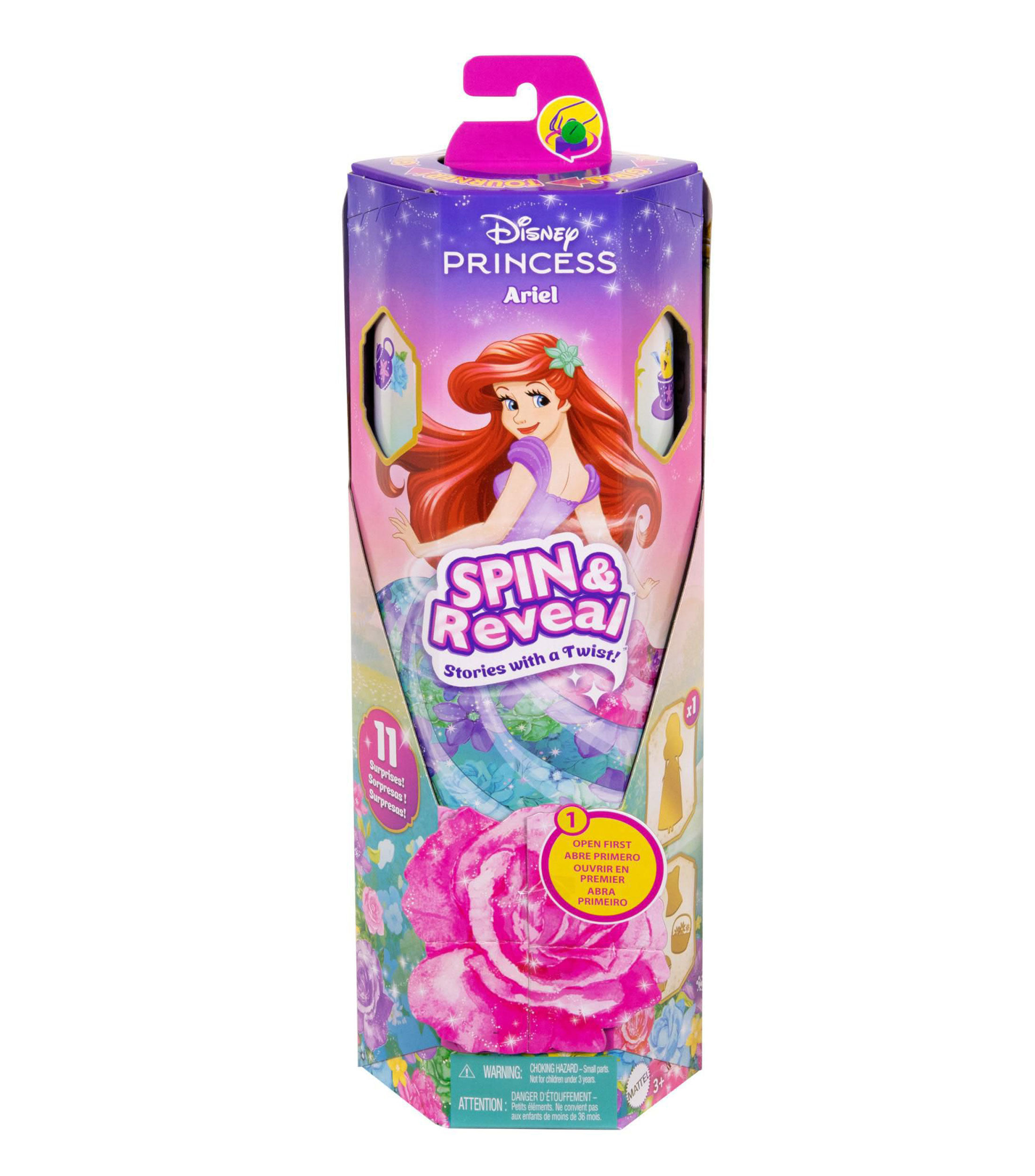 Muñeca Princesa Ariel Spin and Reveal