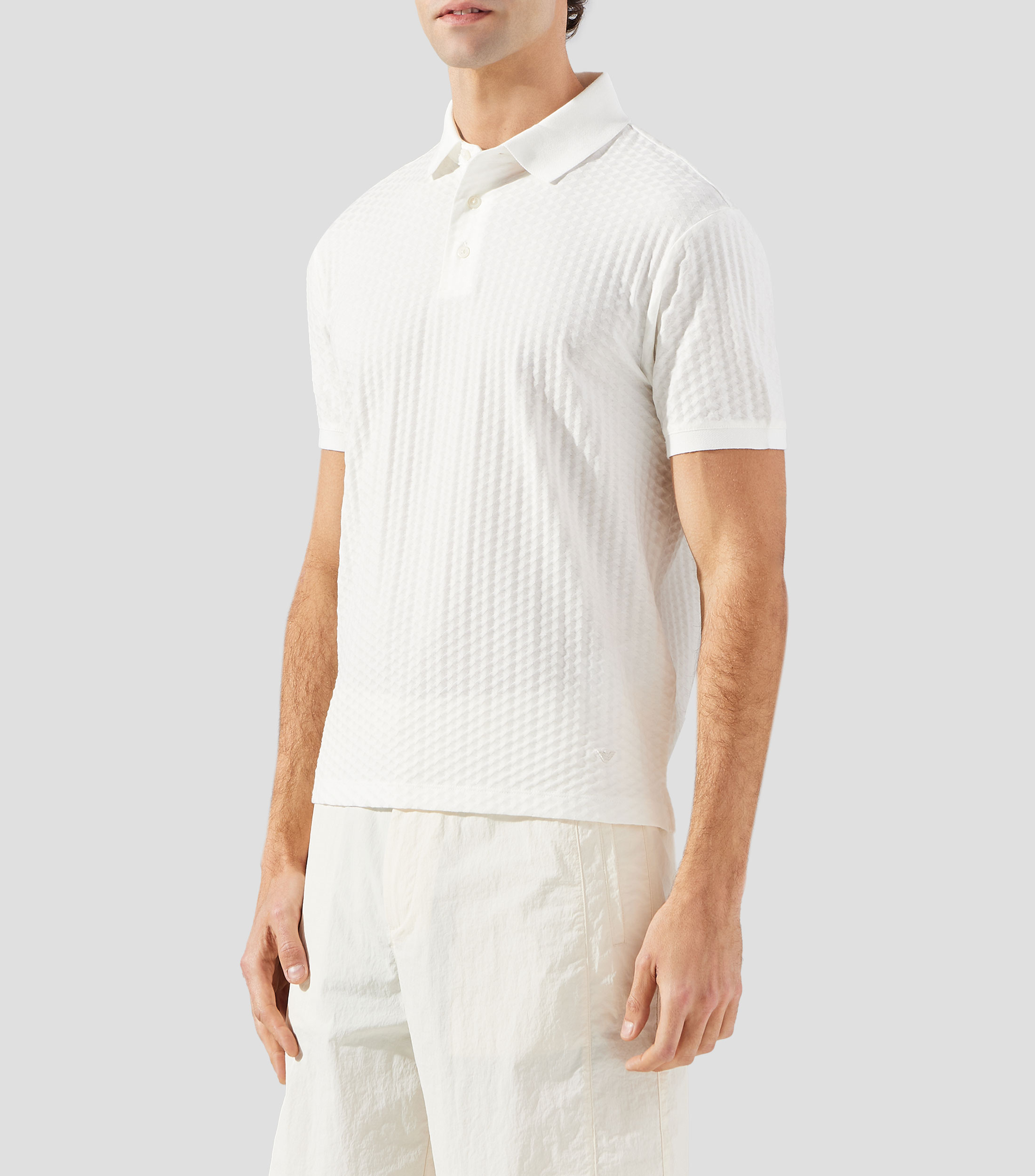 Playera tipo polo manga corta fantasía Hombre