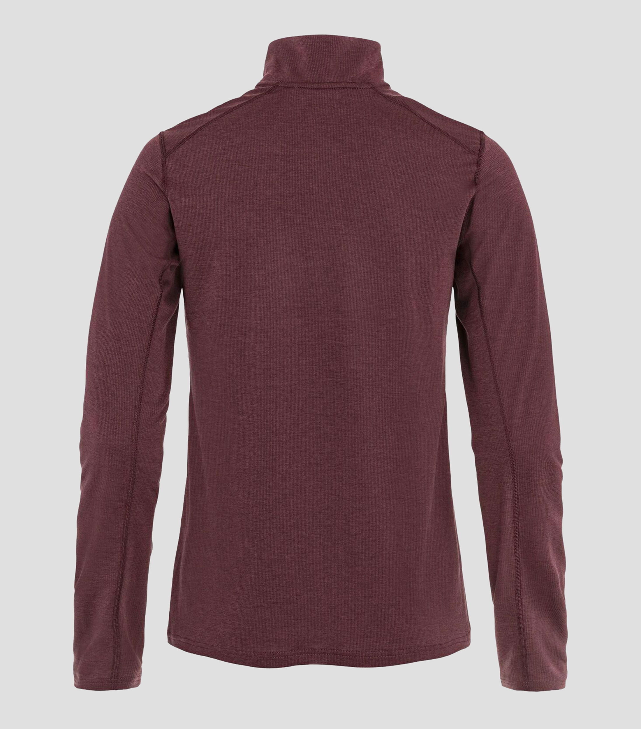 Playera para entrenamiento Abisko Day de cuello alto con manga larga lisa Mujer