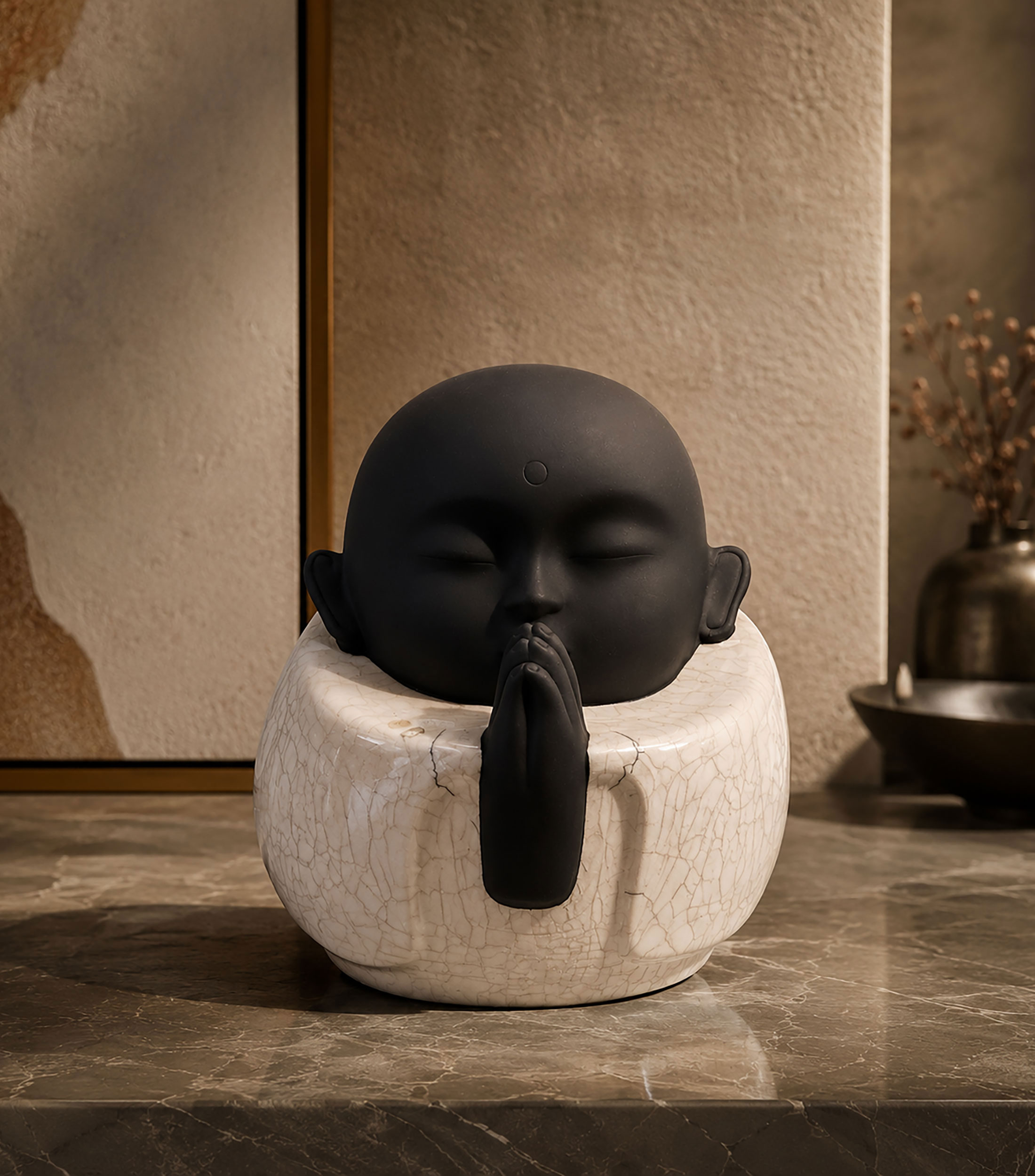 Figura decorativa Buda Gigante Raku