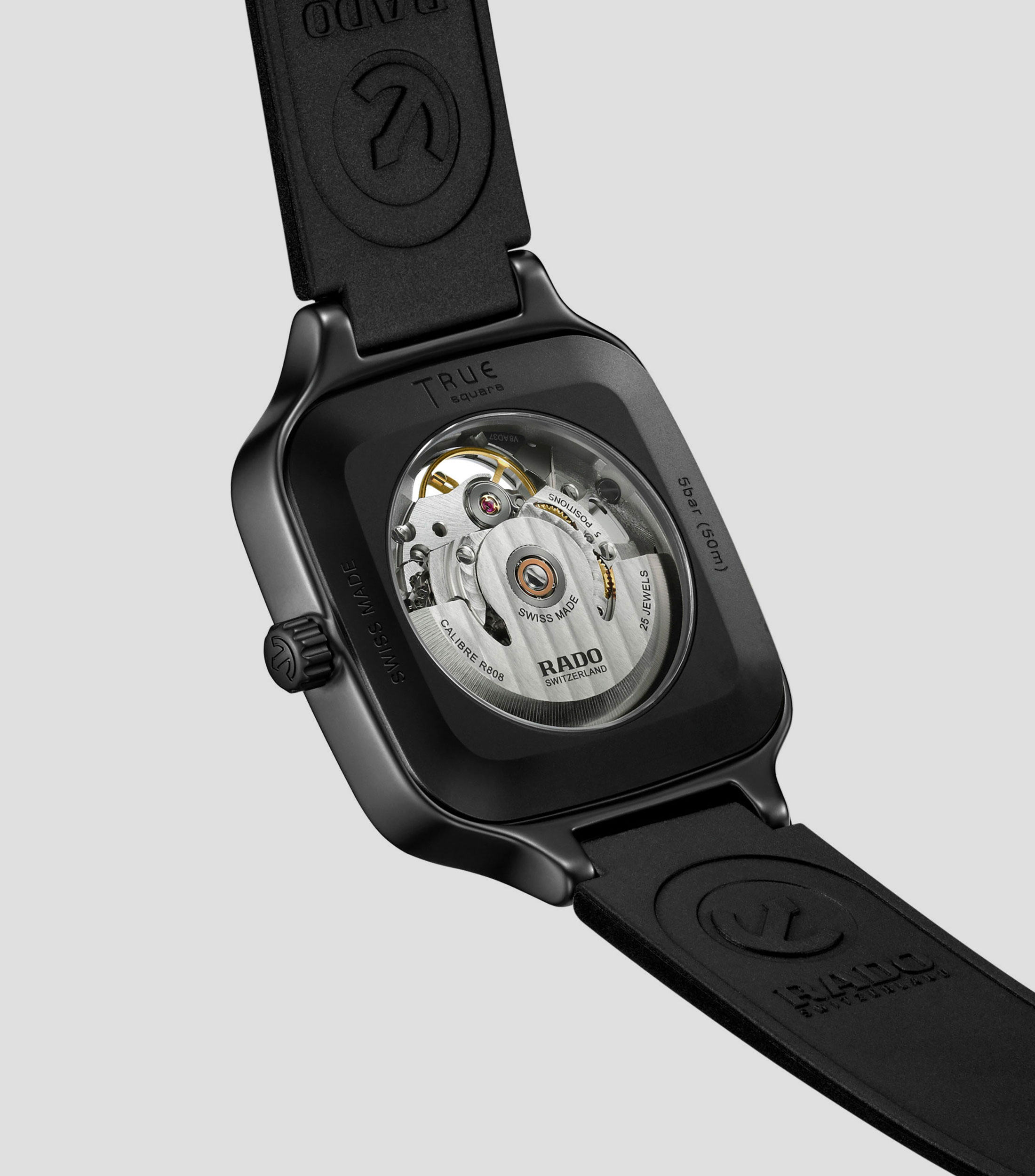 Reloj Unisex True Square casual negro