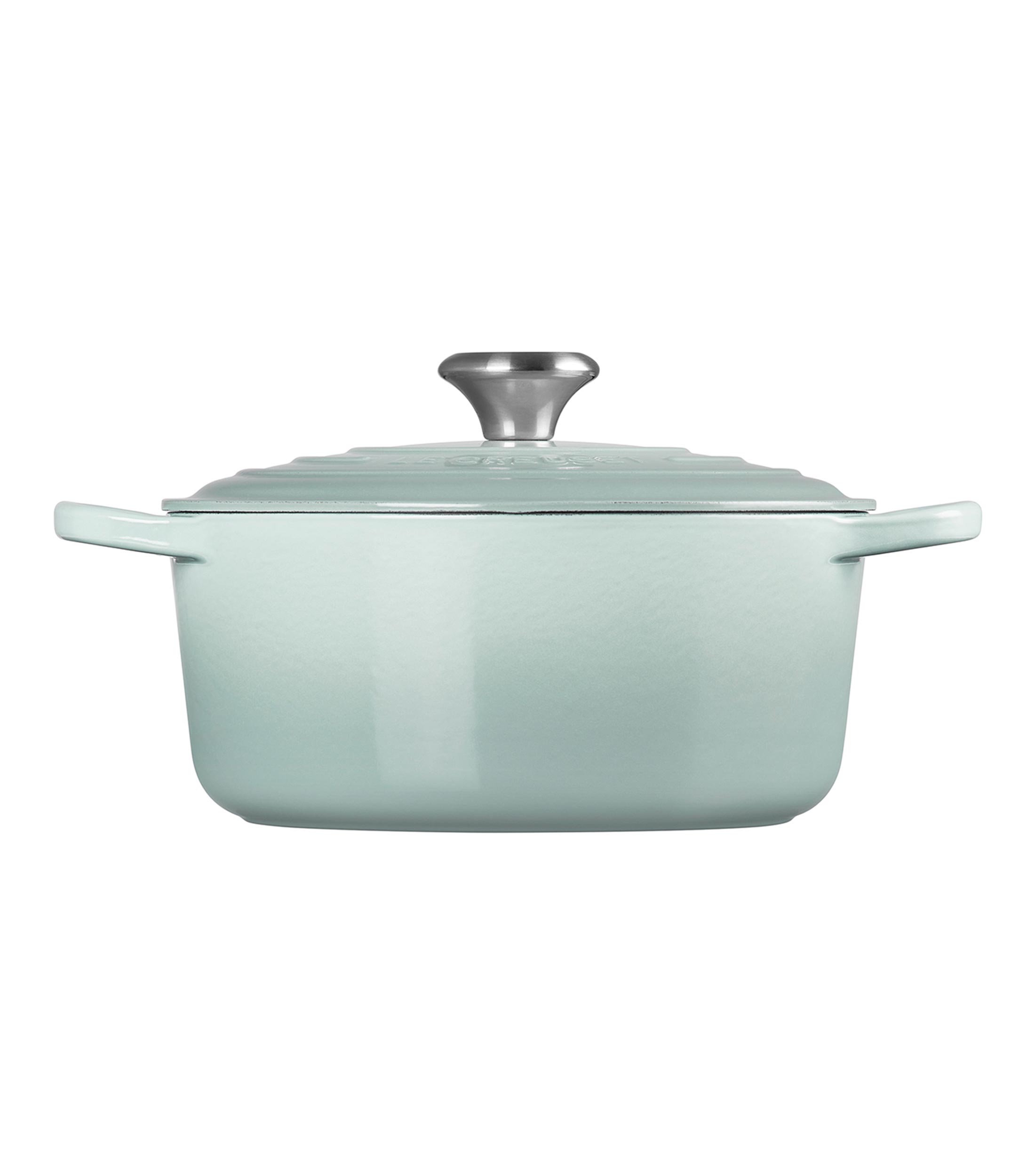 Cacerola redonda en hierro colado Sea Salt 4.2 L azul