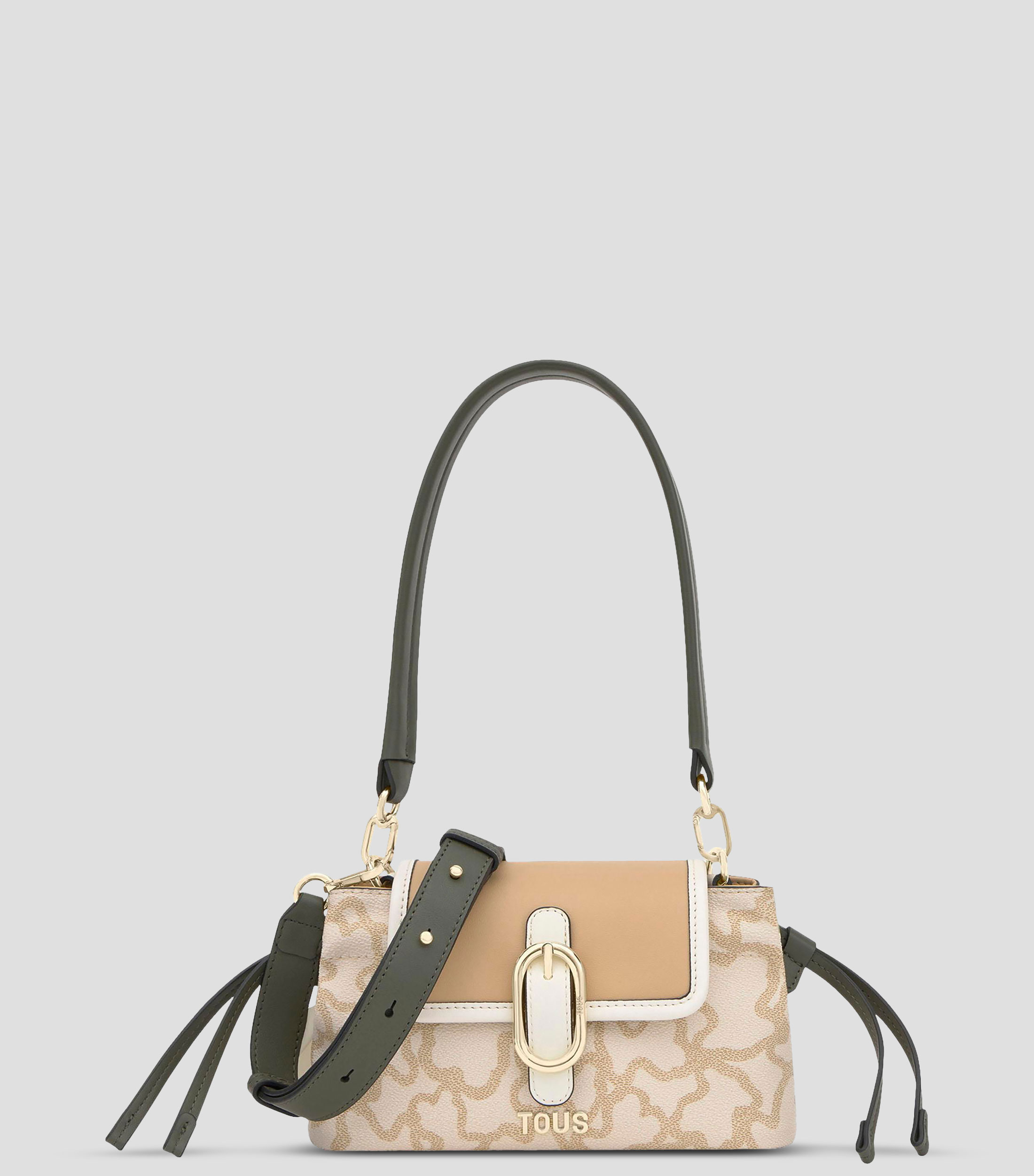 Bolsa bucket en piel Kaos estampado Mujer