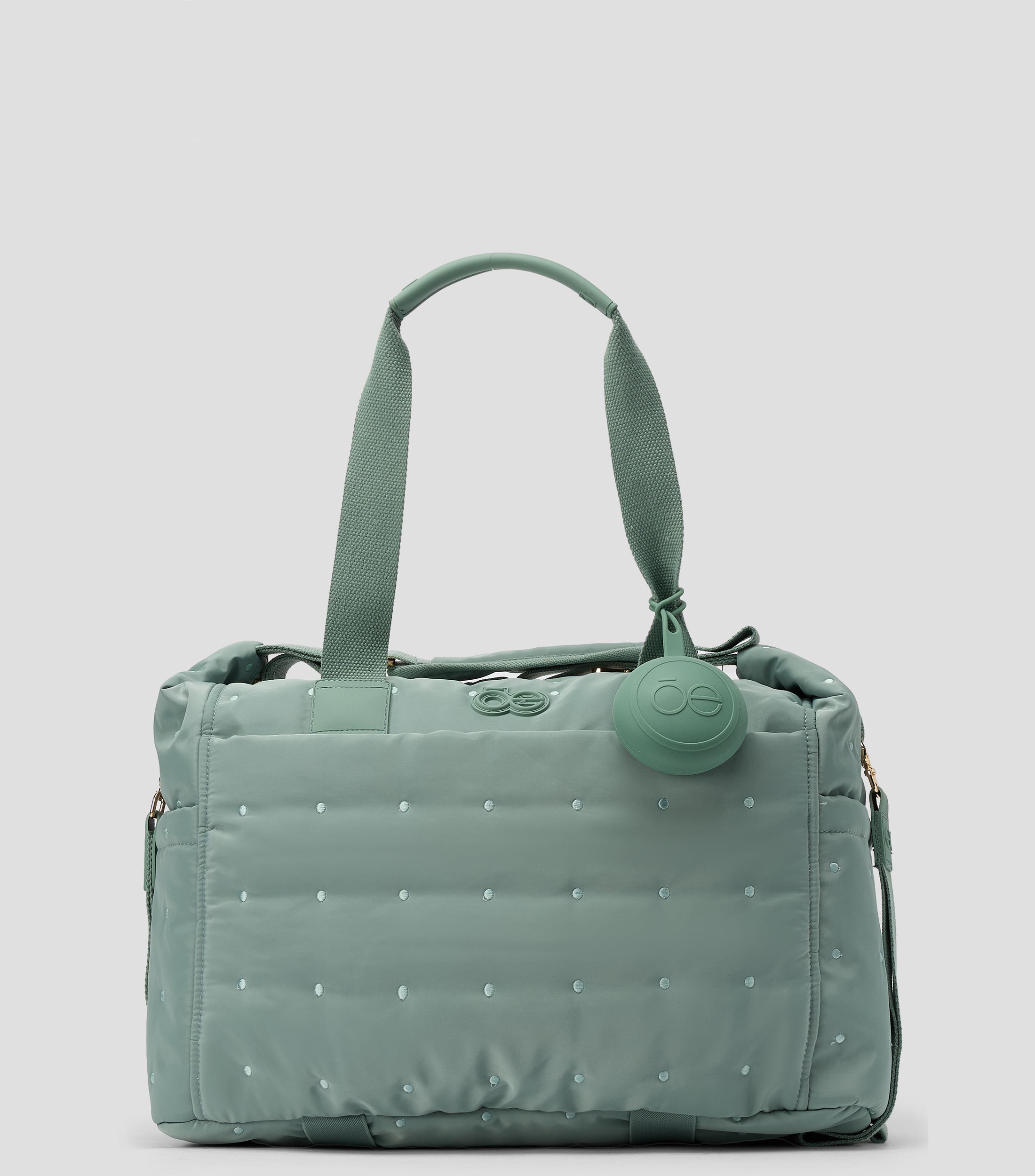 Pañalera duffle bag lisa con cambiador