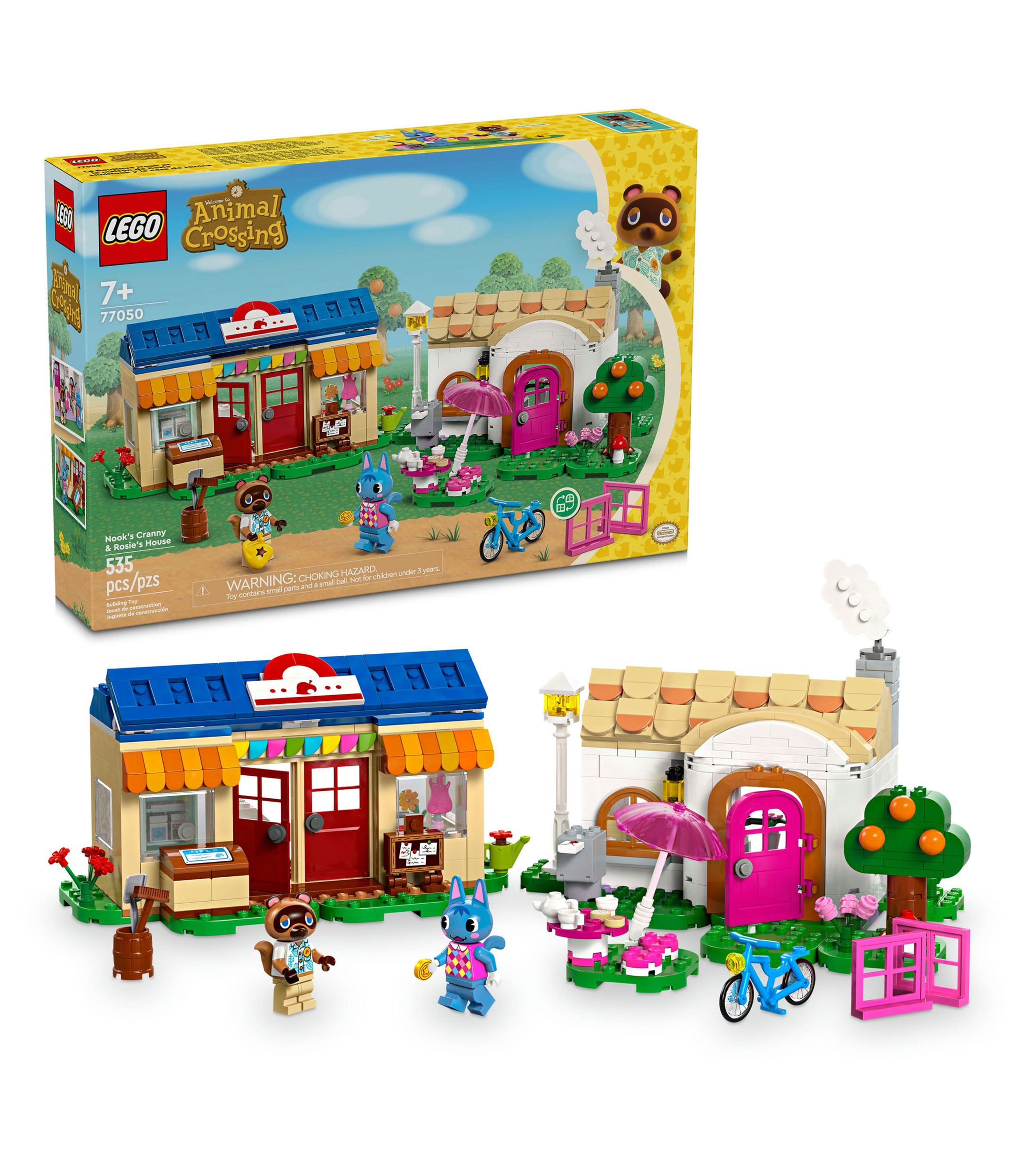 Lego Animal Crossing MiniNook y casa de Minina 77050