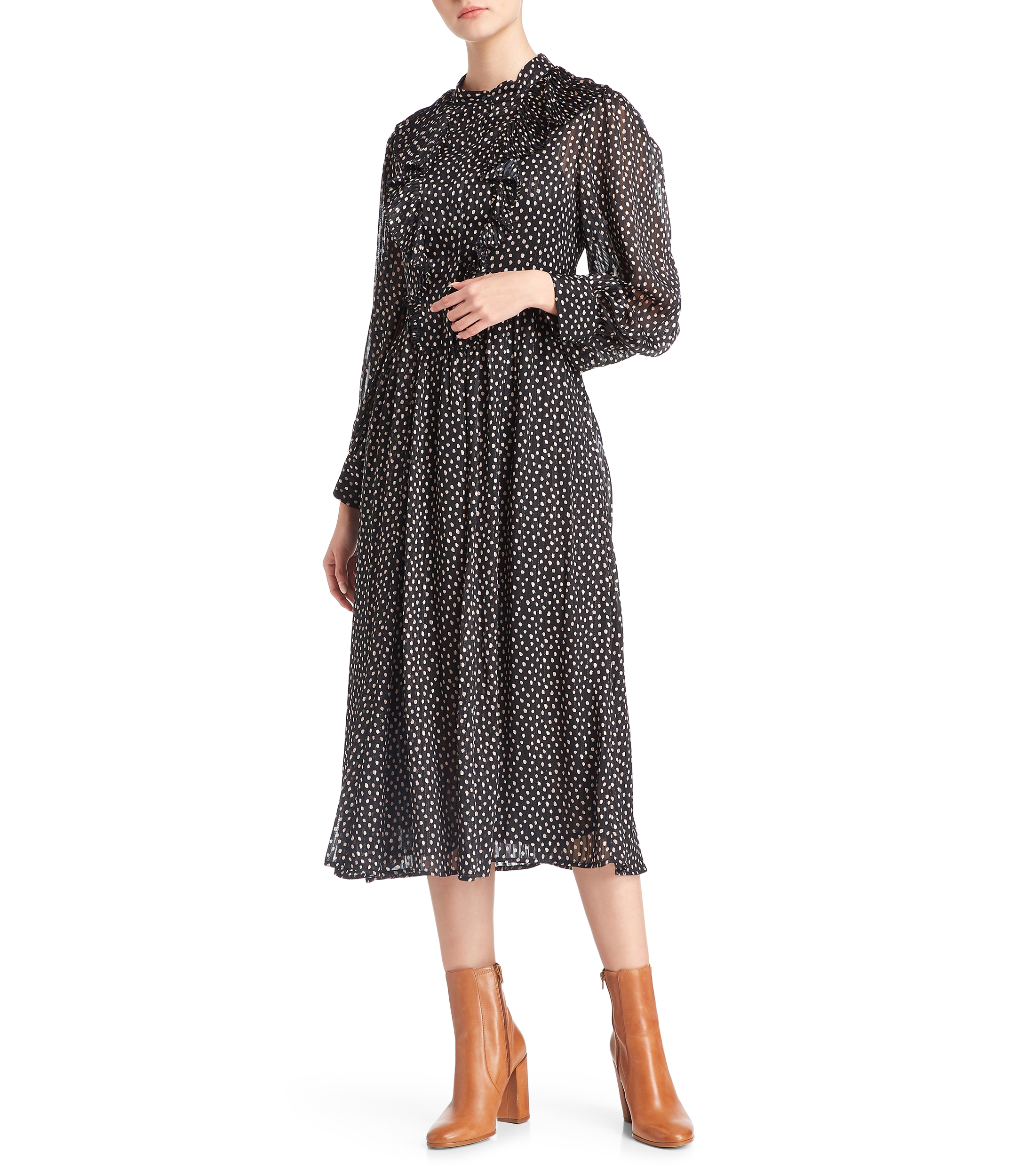 Mango Vestido Largo Con Lunares Mujer El Palacio De Hierro mango-vestido-largo-con-lunares-mujer-el-palacio-de-hierro