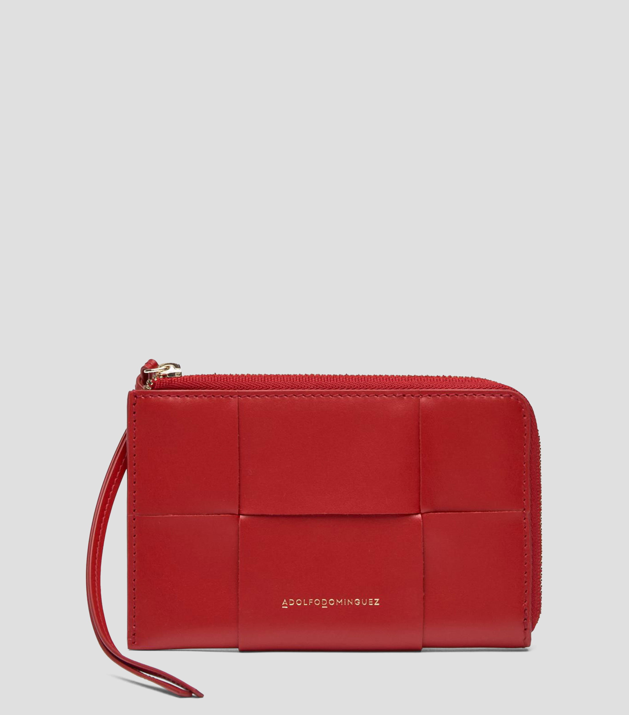 Cartera en piel liso Mujer