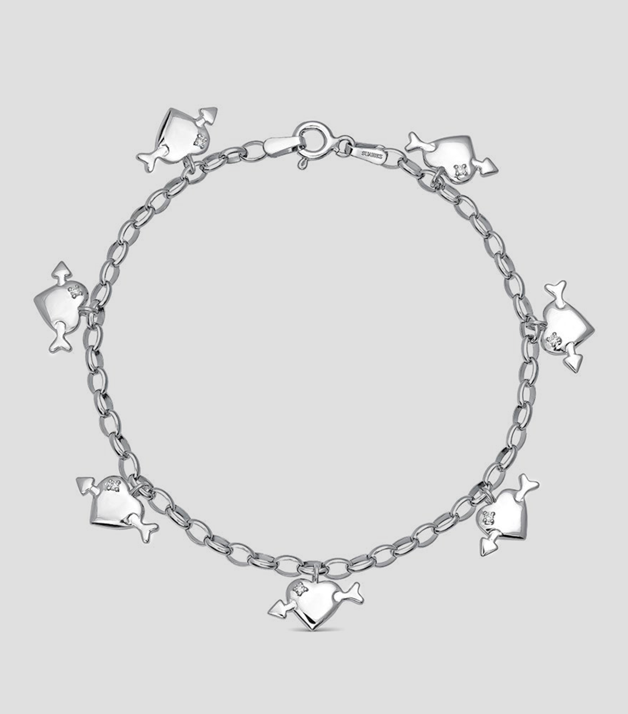 Pulsera en Plata .925 con diamantes Suarez Kids Nina